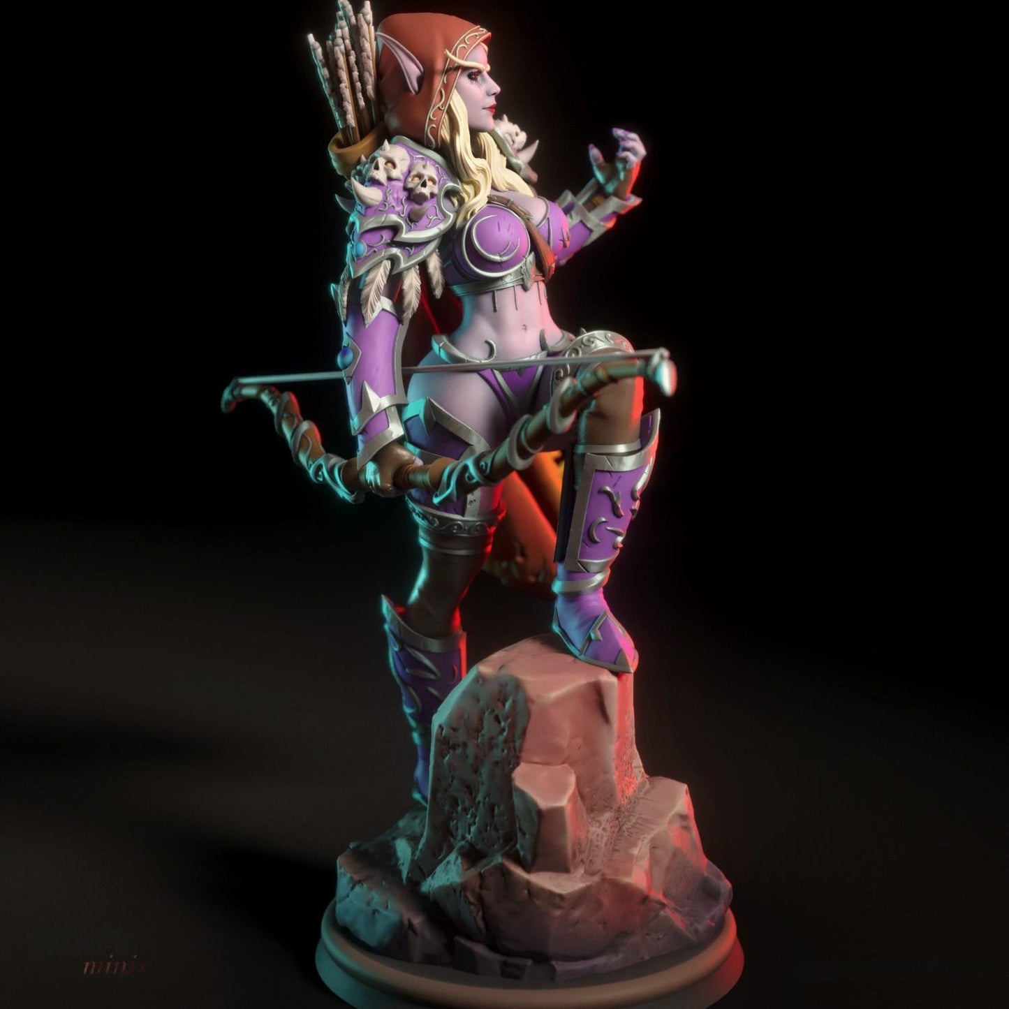 2034 Sylvanas Windrunner NSFW - WOW - STL 3D Print Files