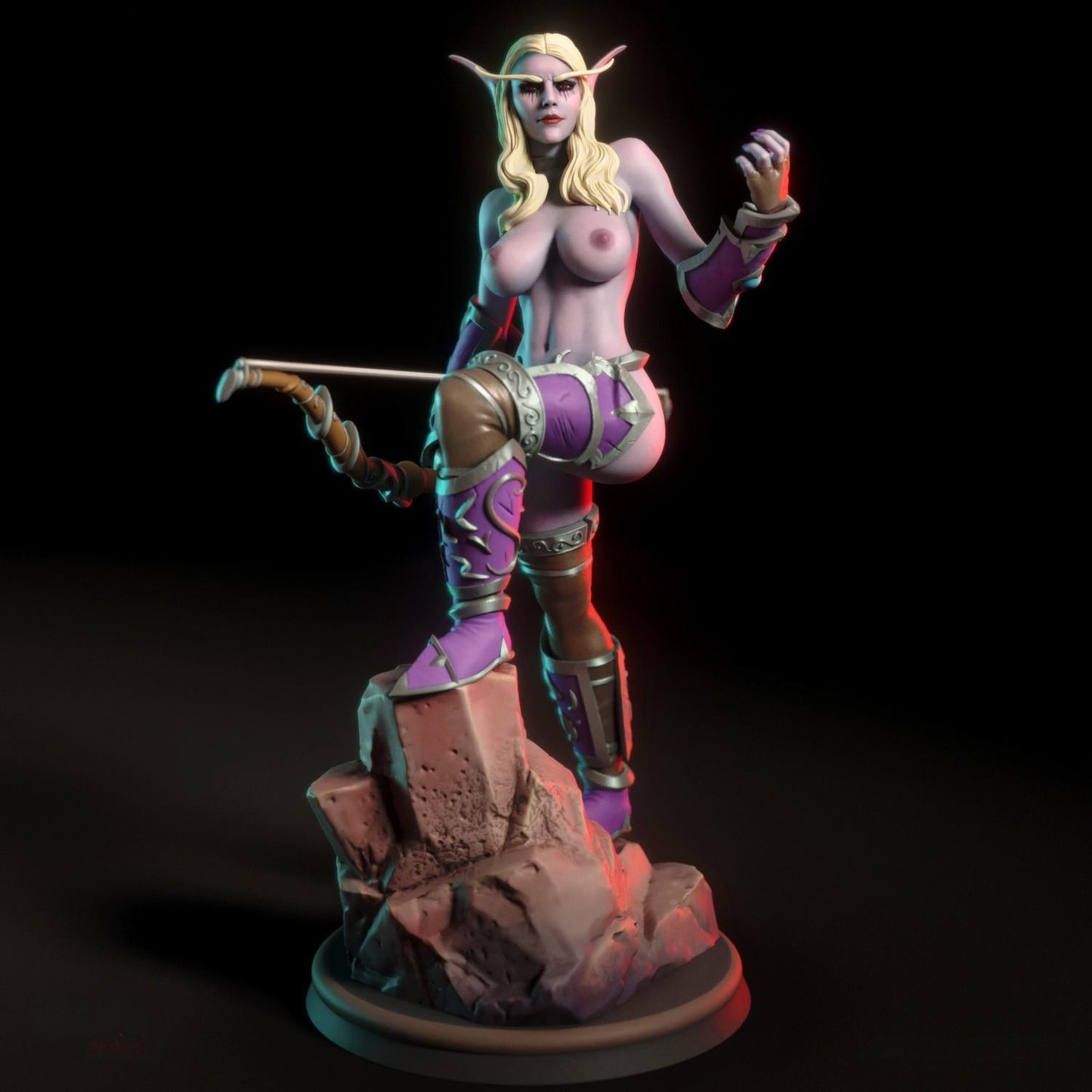 2034 Sylvanas Windrunner NSFW - WOW - STL 3D Print Files