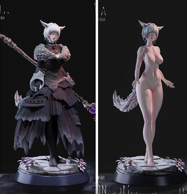 2046 Y'shtola Rhul NSFW - Final Fantasy - STL 3D Print Files