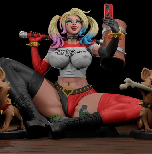 2090 Harley Quinn NSFW - DC Comics - STL 3D Print Files