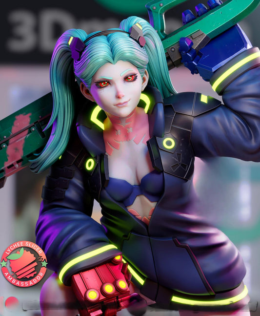 2107 Rebecca NSFW - Cyberpunk - STL 3D Print Files