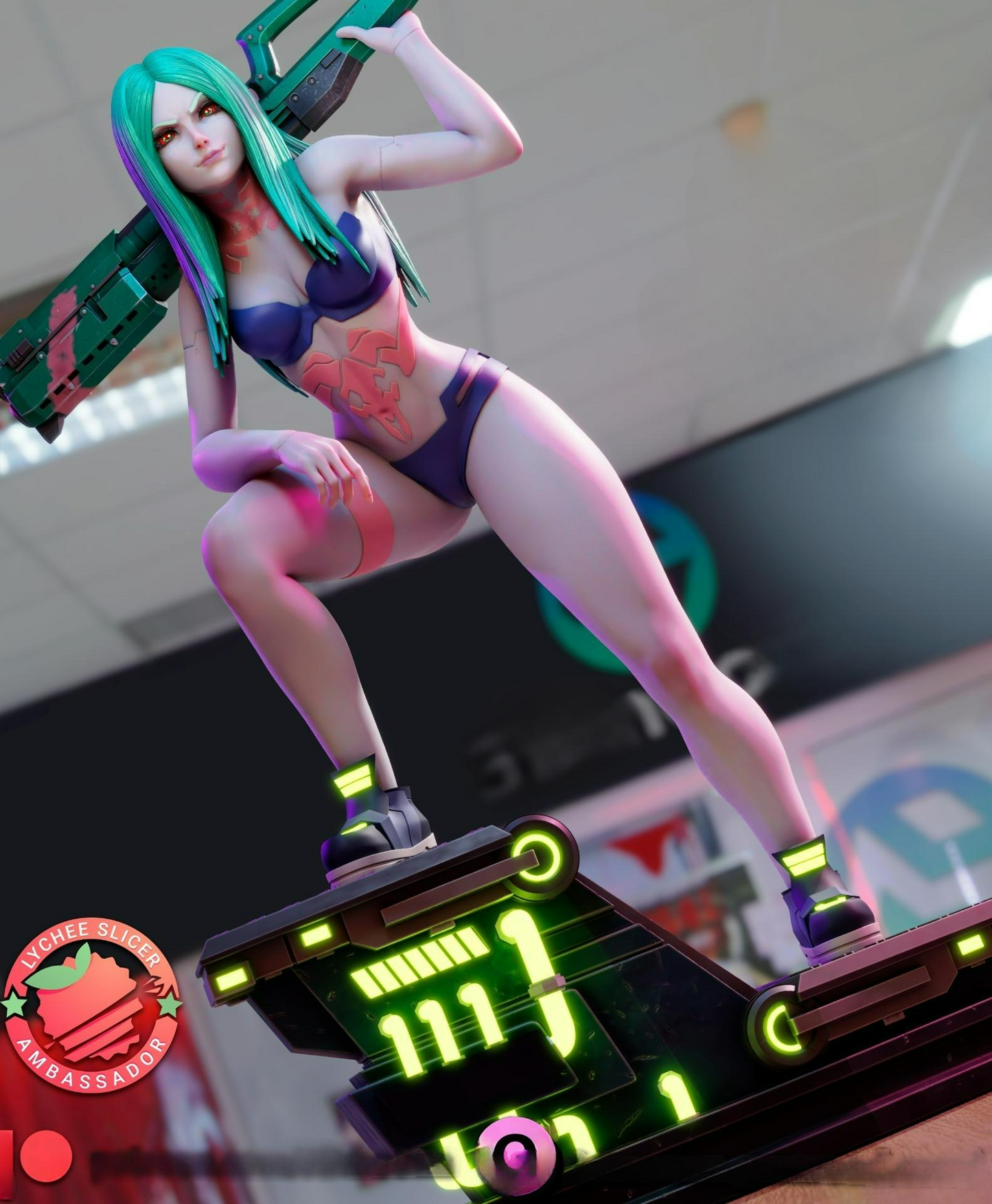 2107 Rebecca NSFW - Cyberpunk - STL 3D Print Files