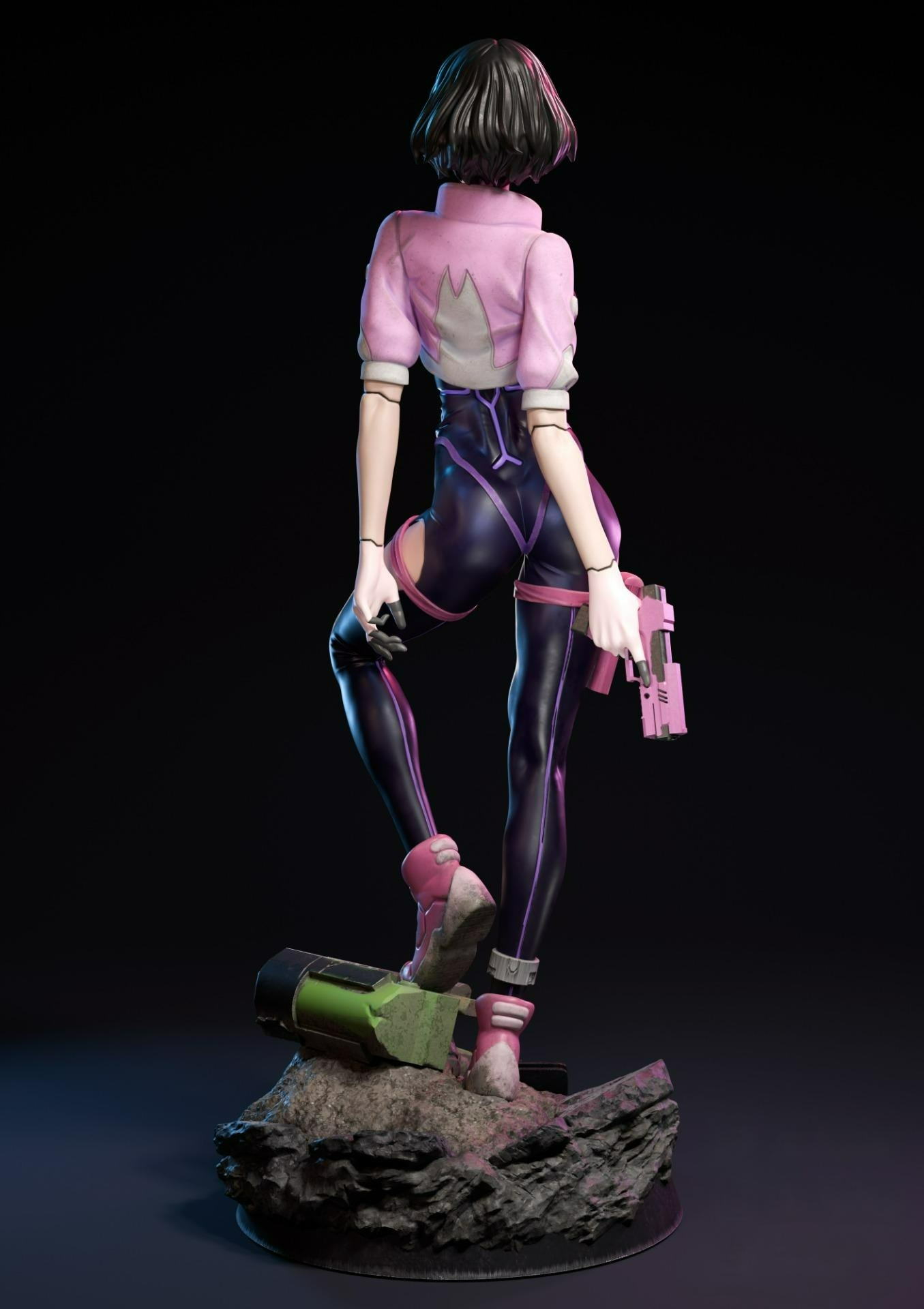 2110 Sasha Yakovleva - Cyberpunk - STL 3D Print Files