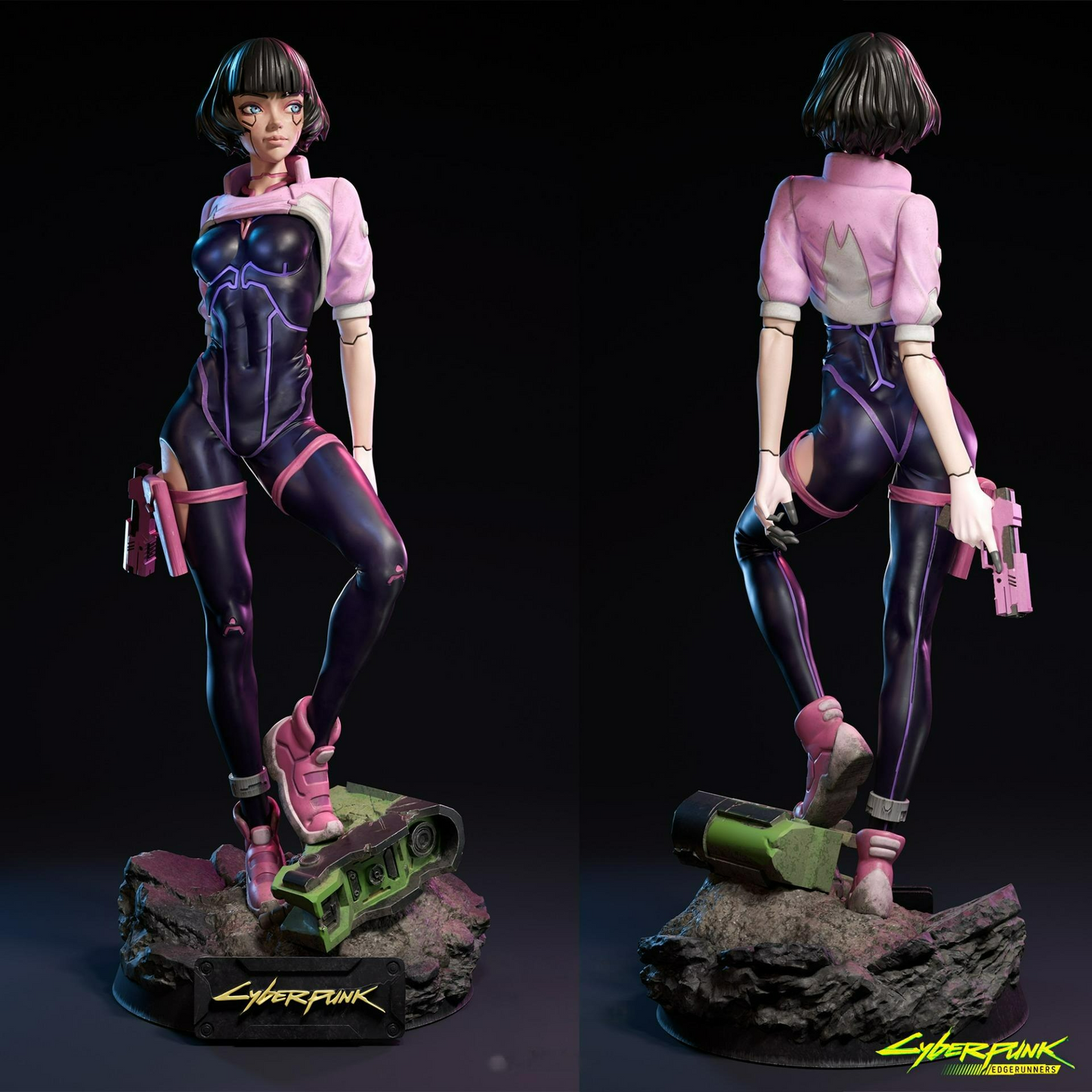 2110 Sasha Yakovleva - Cyberpunk - STL 3D Print Files