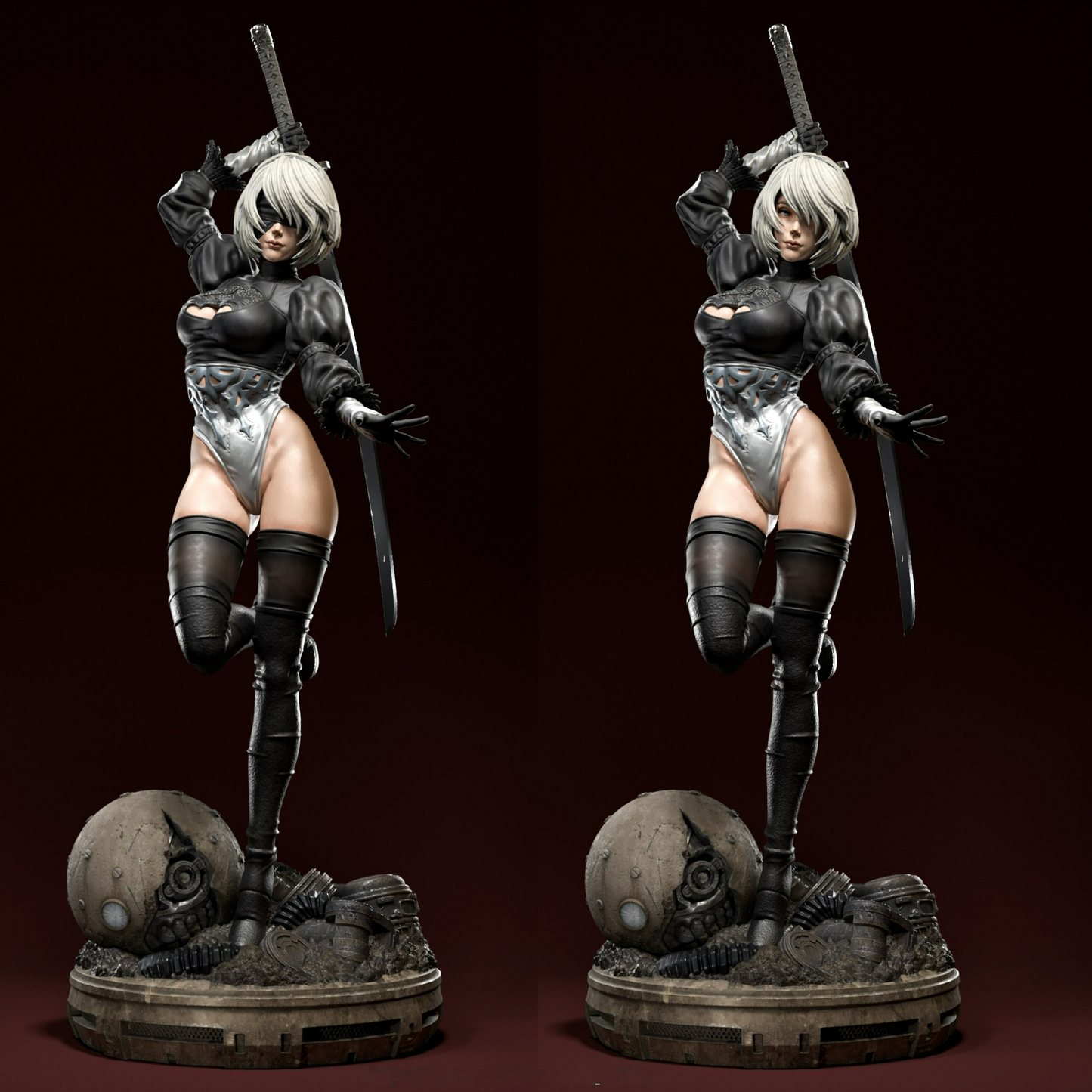 2111 2B - Nier Automata - STL 3D Print Files