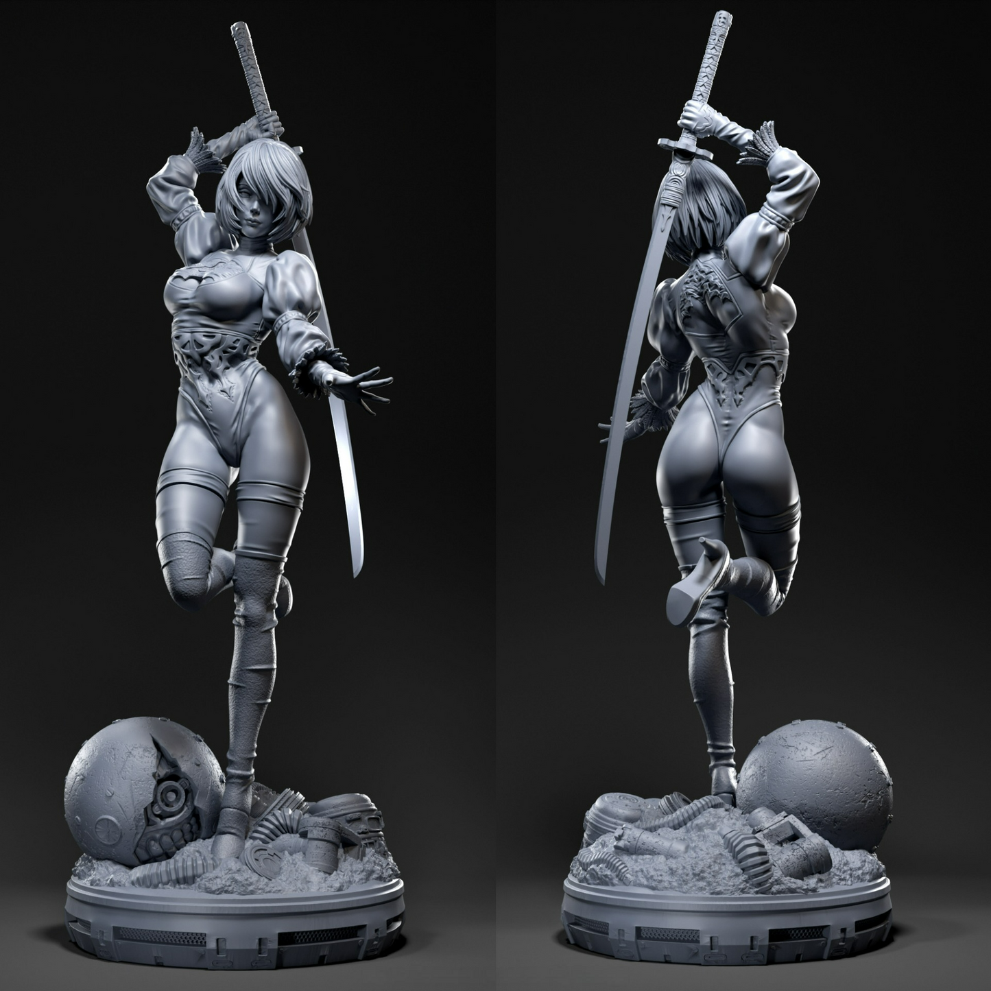 2111 2B - Nier Automata - STL 3D Print Files