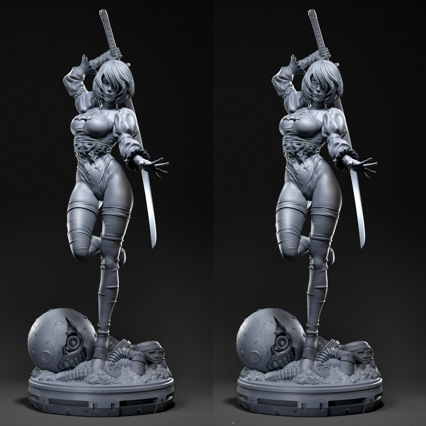 2111 2B - Nier Automata - STL 3D Print Files