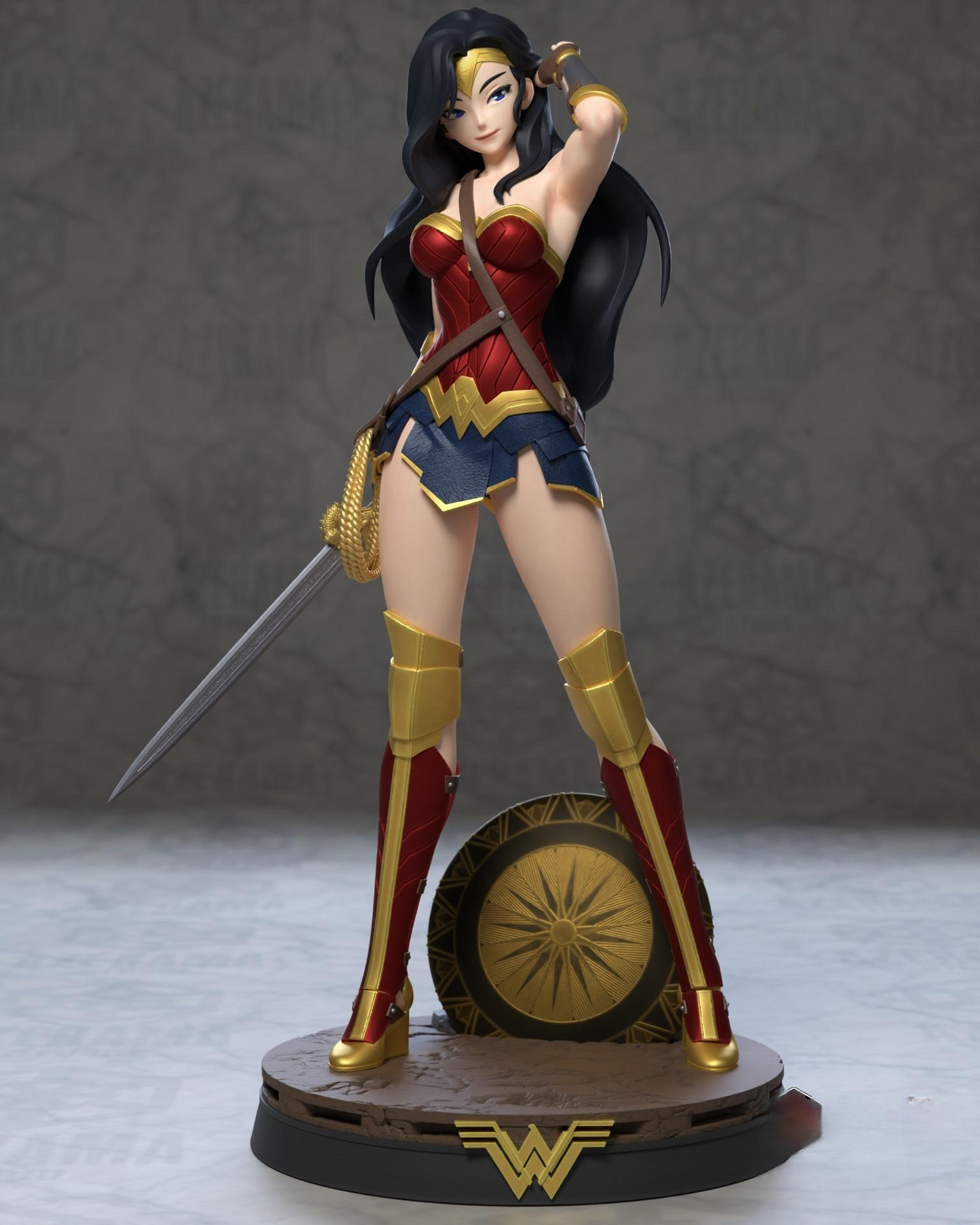 2118 Wonder Woman Comic NSFW - STL 3D Print Files