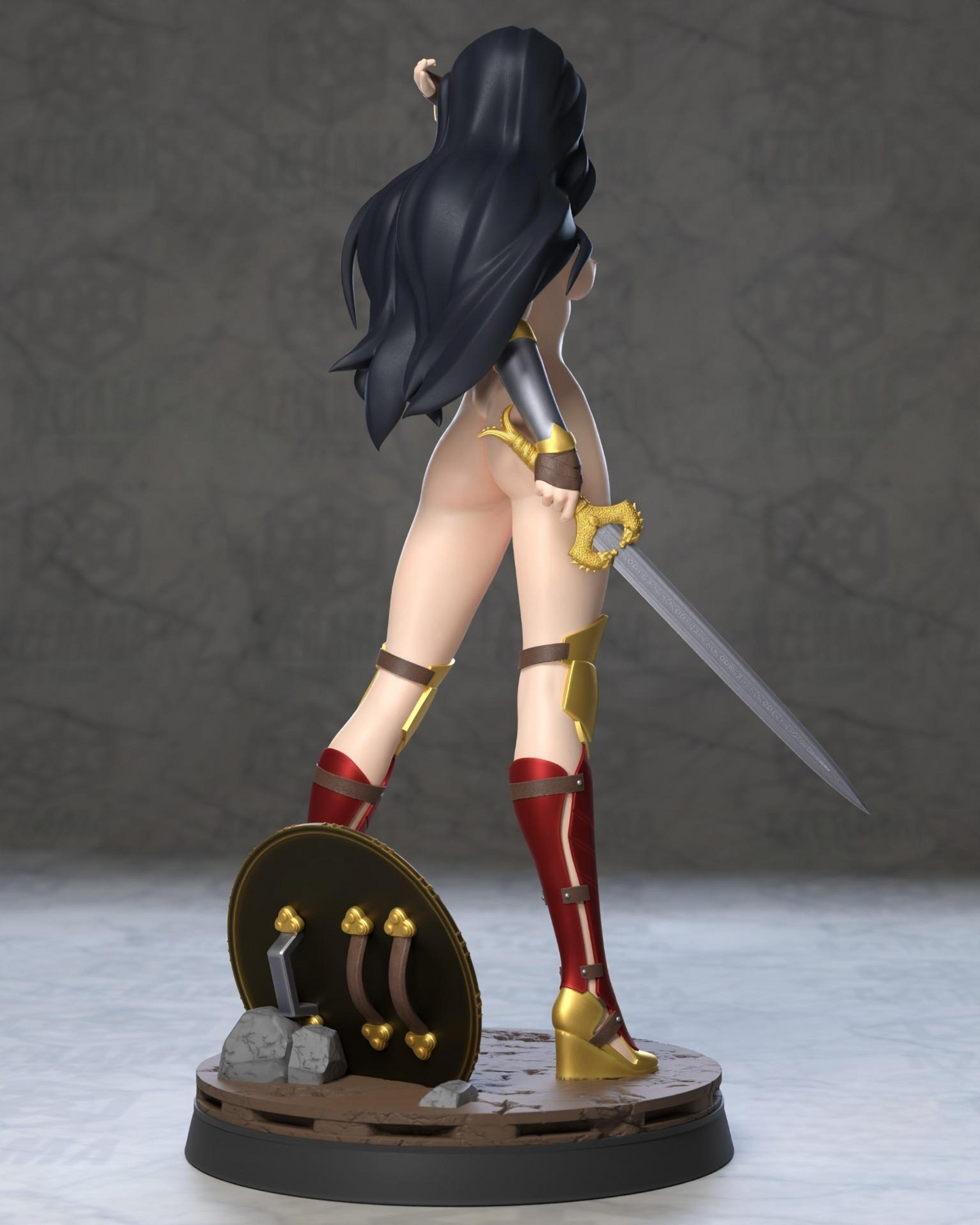 2118 Wonder Woman Comic NSFW - STL 3D Print Files