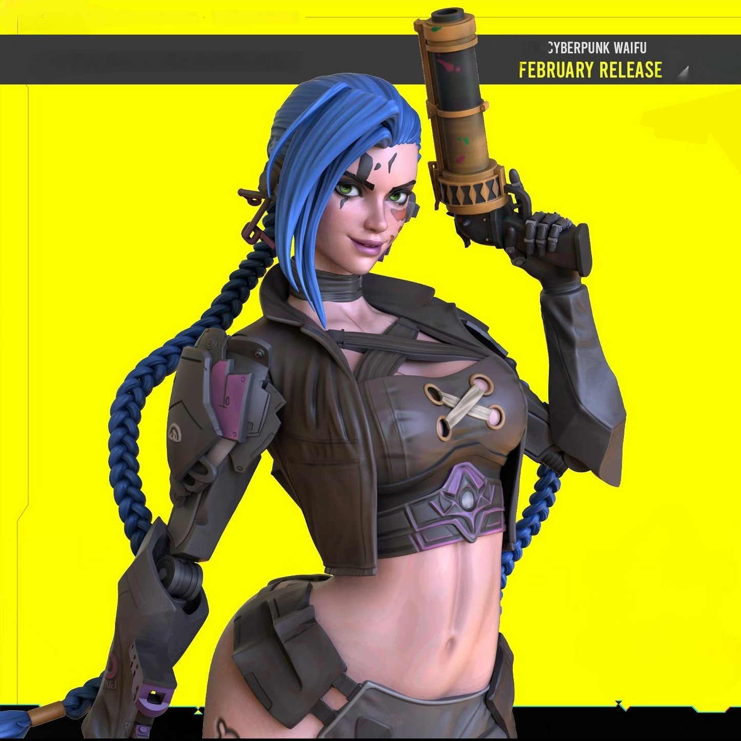 2119 Jinx NSFW - League Of Legends - STL 3D Print Files