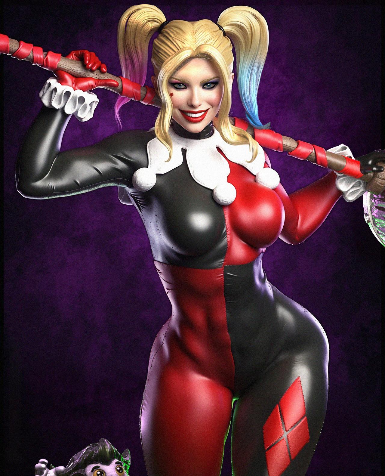 2127 Harley Quinn Classic - DC Comics - STL 3D Print Files