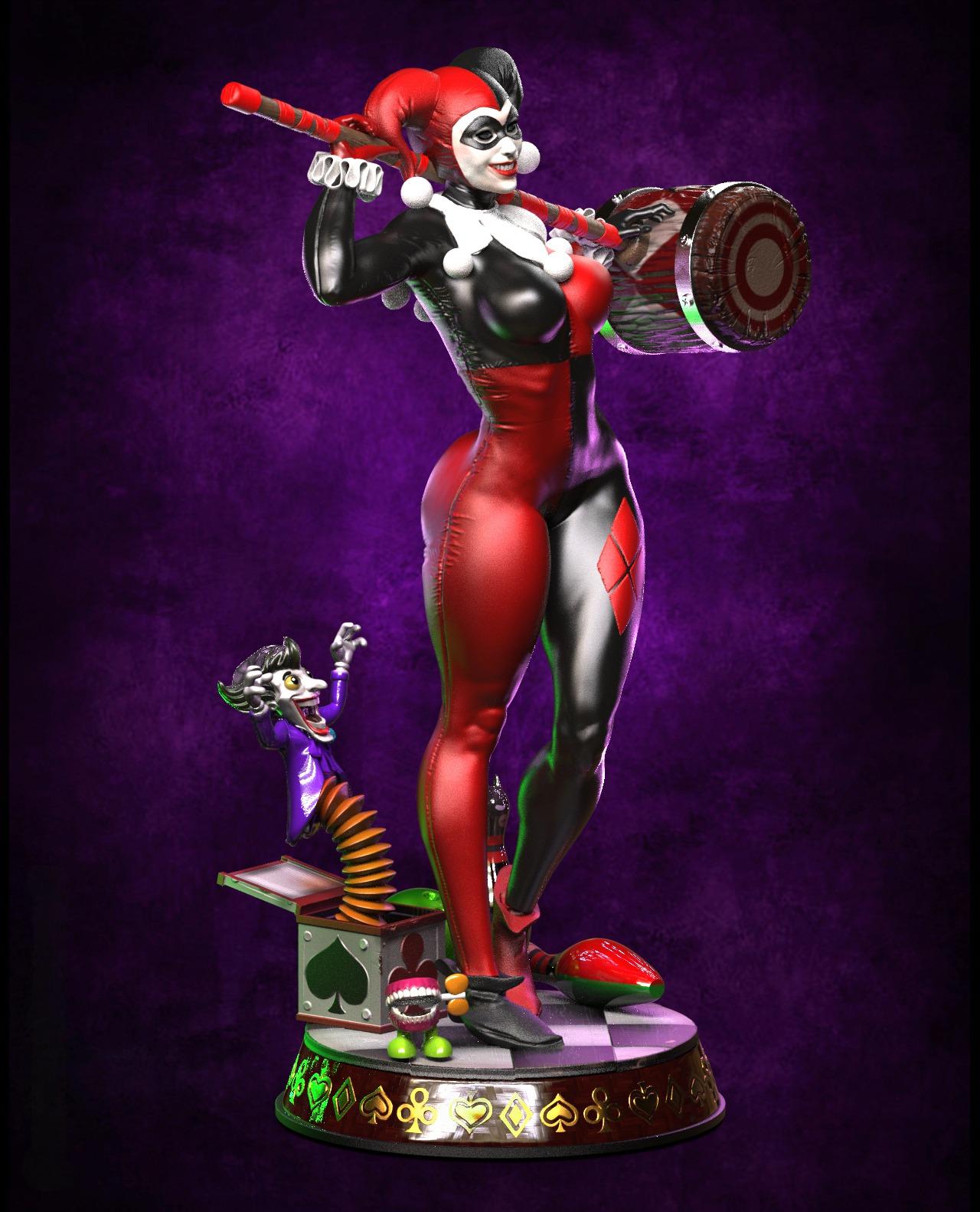 2127 Harley Quinn Classic - DC Comics - STL 3D Print Files