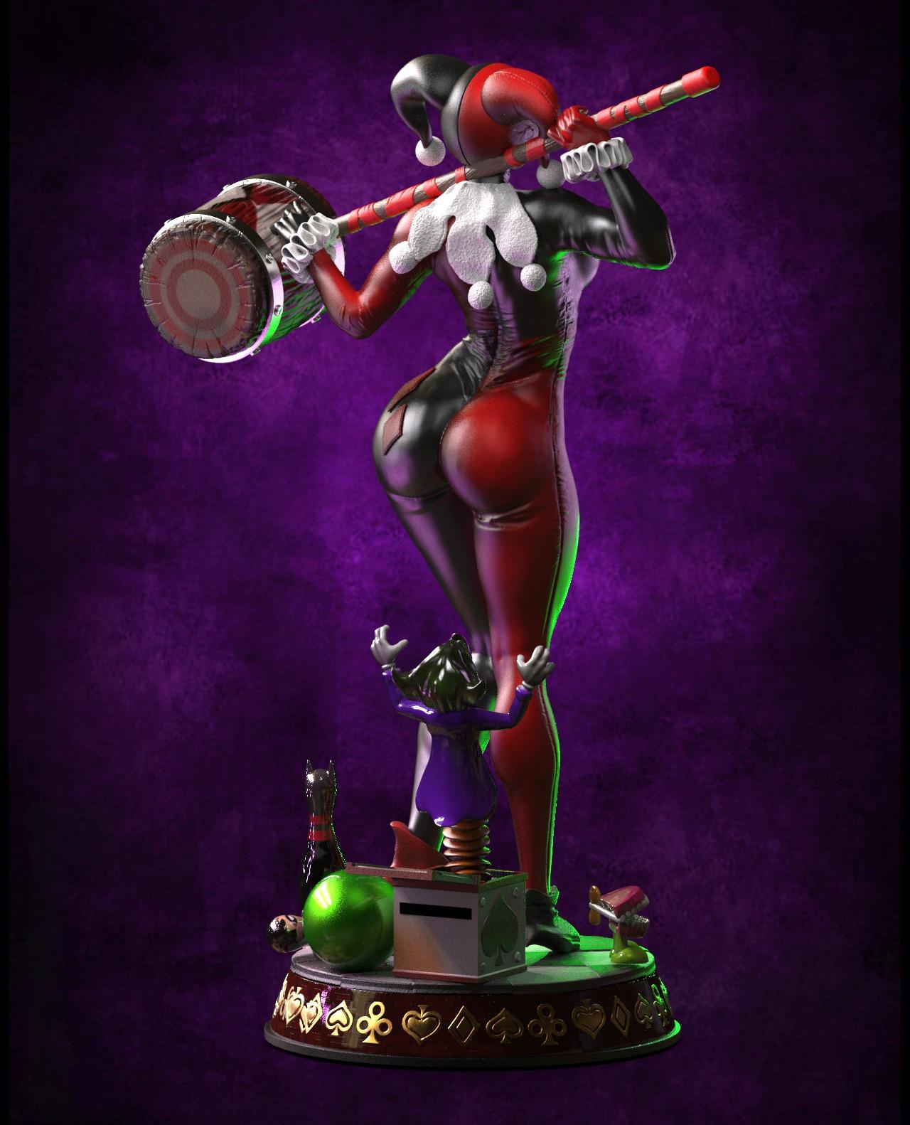 2127 Harley Quinn Classic - DC Comics - STL 3D Print Files