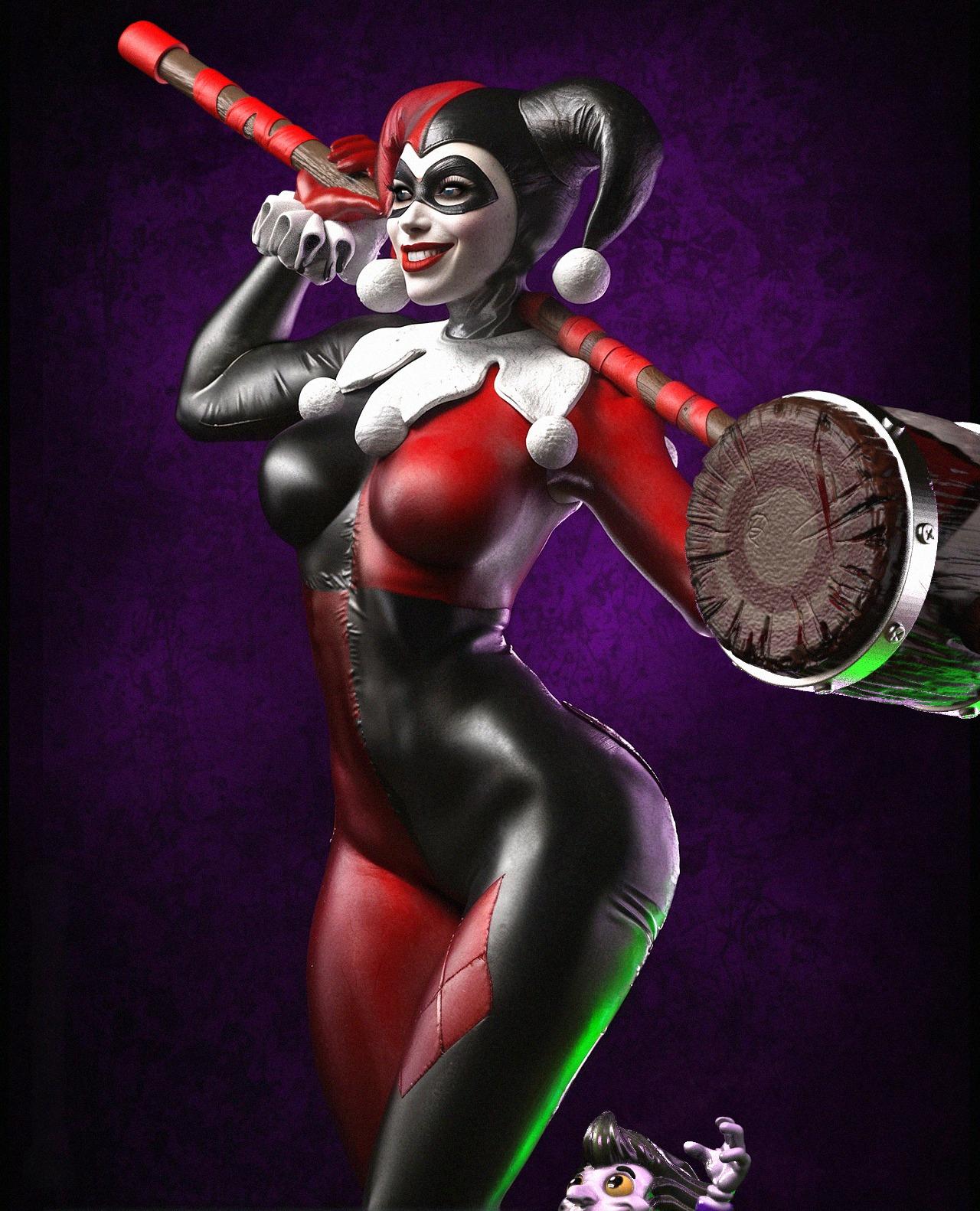 2127 Harley Quinn Classic - DC Comics - STL 3D Print Files