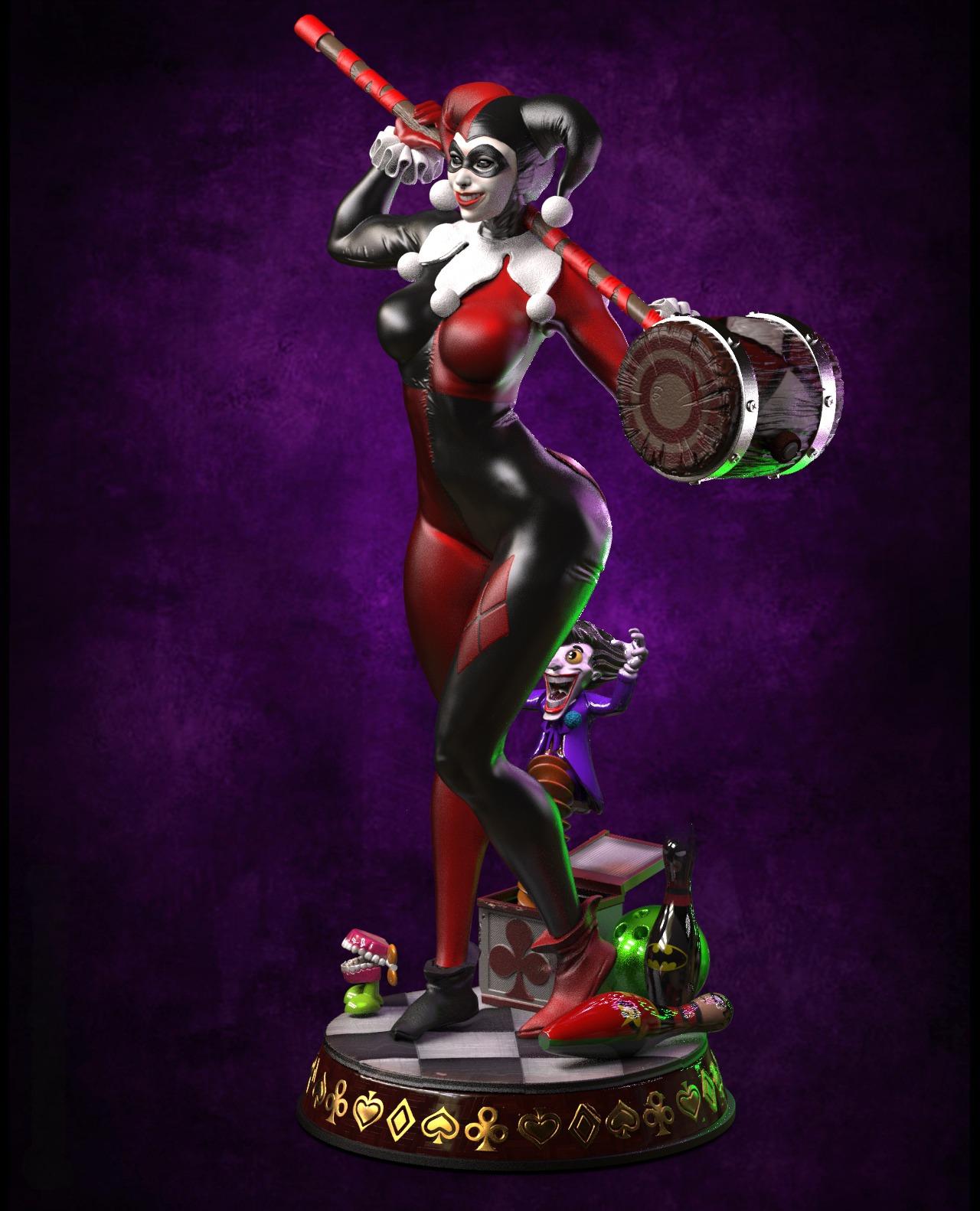 2127 Harley Quinn Classic - DC Comics - STL 3D Print Files