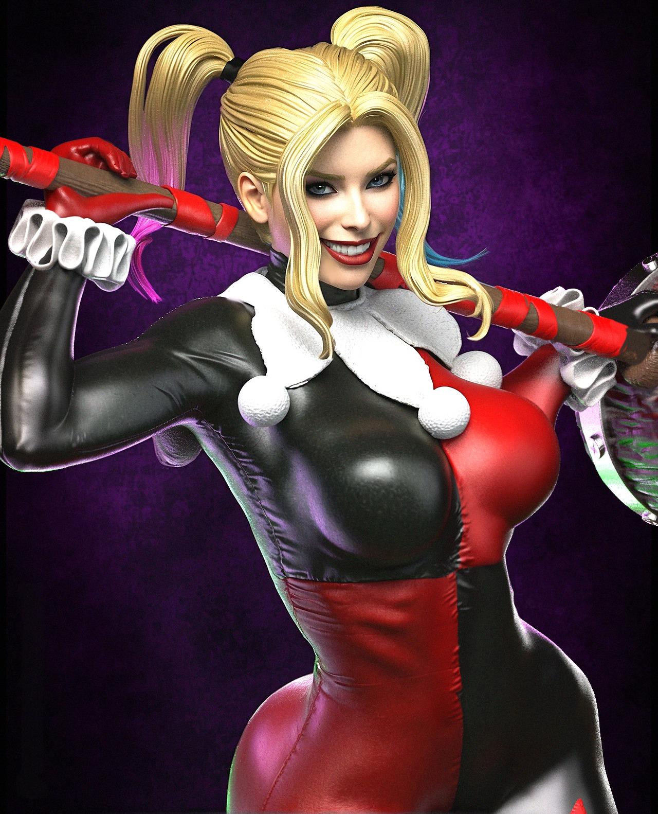 2127 Harley Quinn Classic - DC Comics - STL 3D Print Files