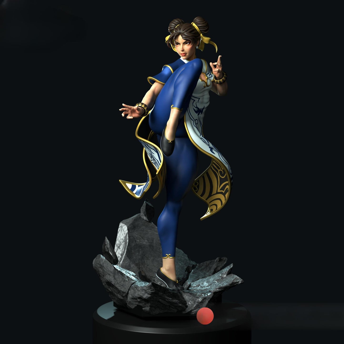 2166 Chun-Li - Street Fighter - STL 3D Print Files