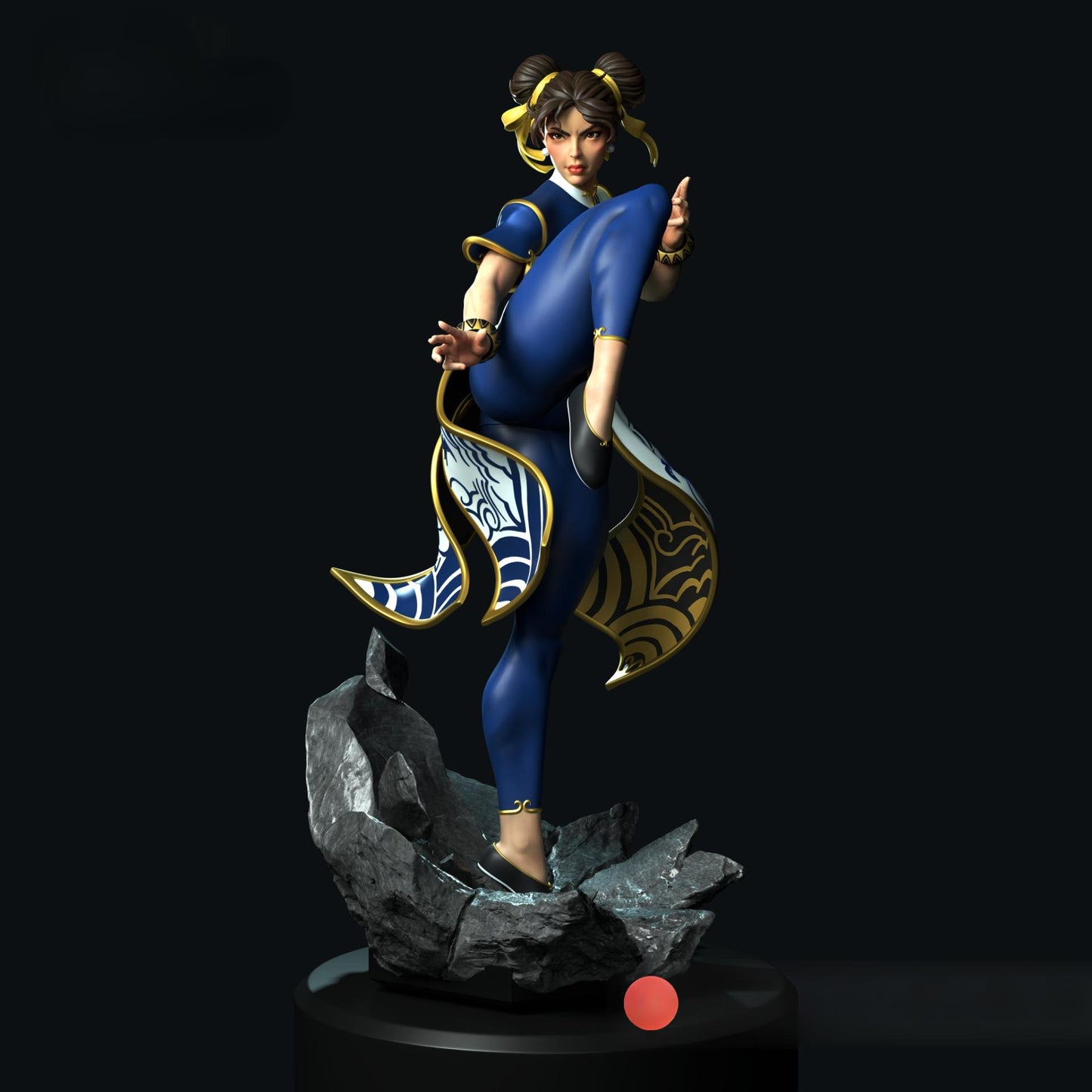 2166 Chun-Li - Street Fighter - STL 3D Print Files