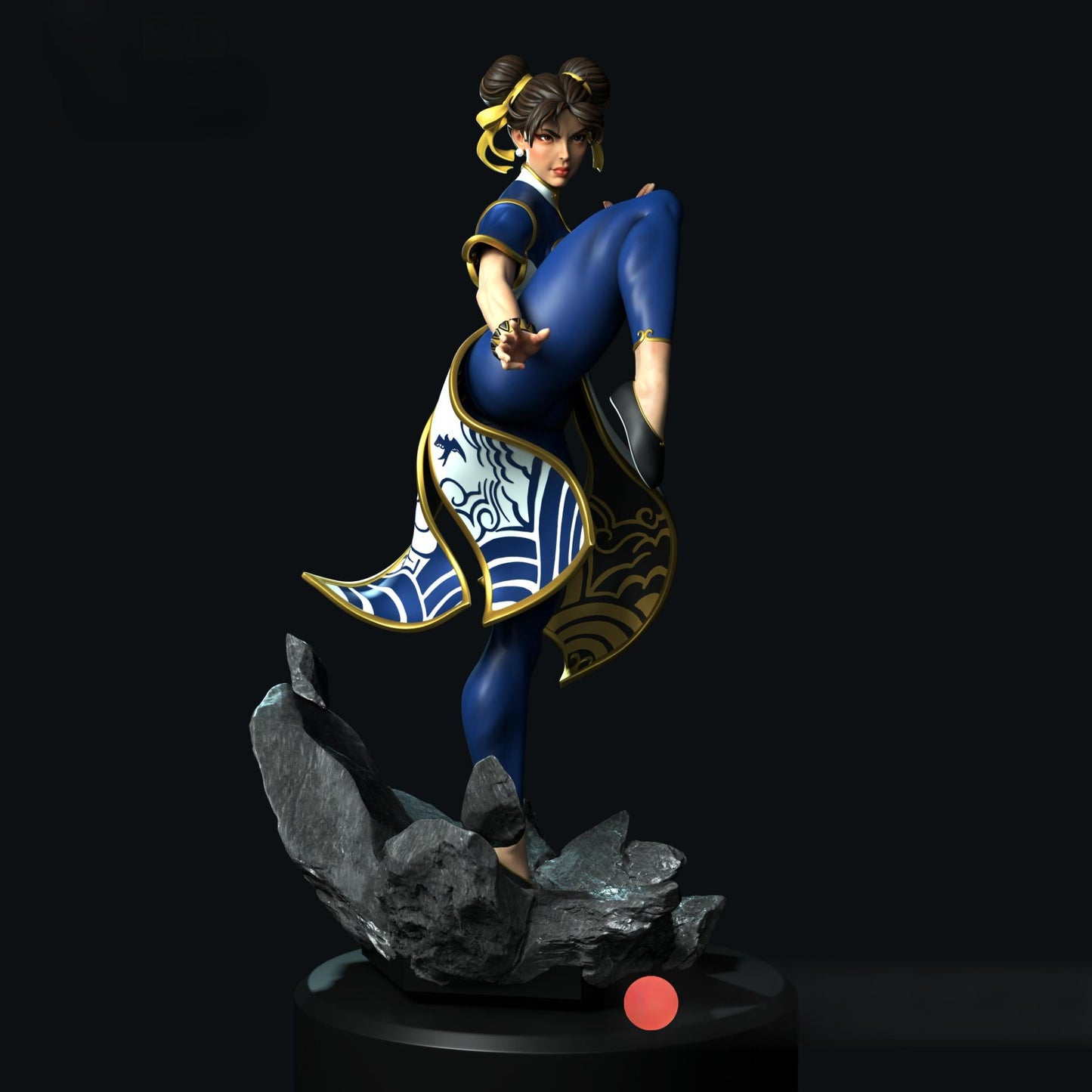 2166 Chun-Li - Street Fighter - STL 3D Print Files