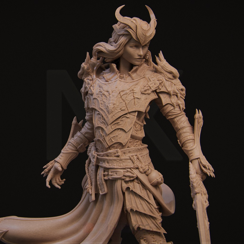 2172 Aleehra Warrior - STL 3D Print Files