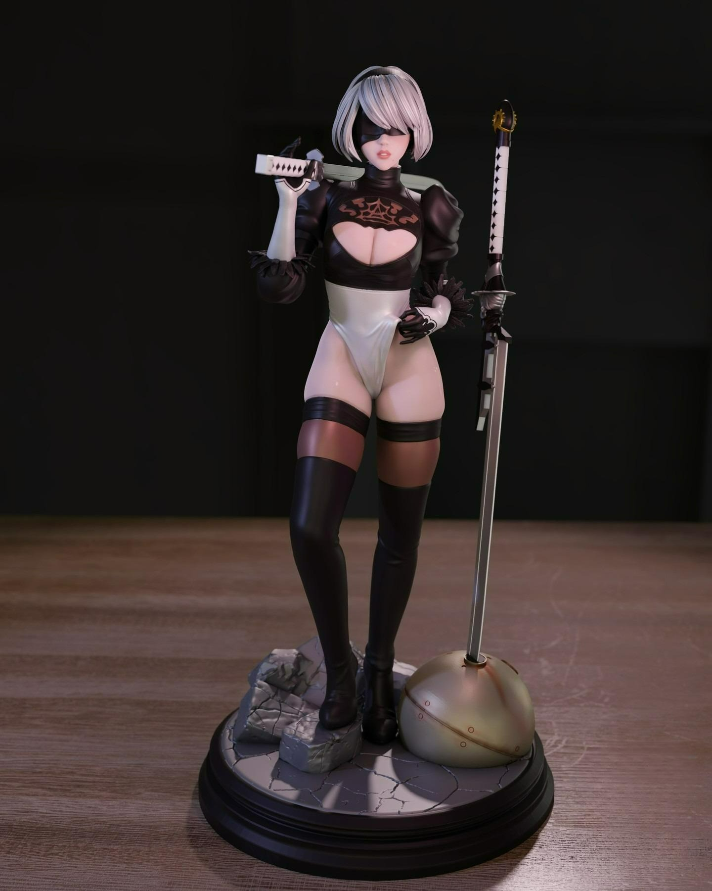 2176 2B - Nier Automata - STL 3D Print Files