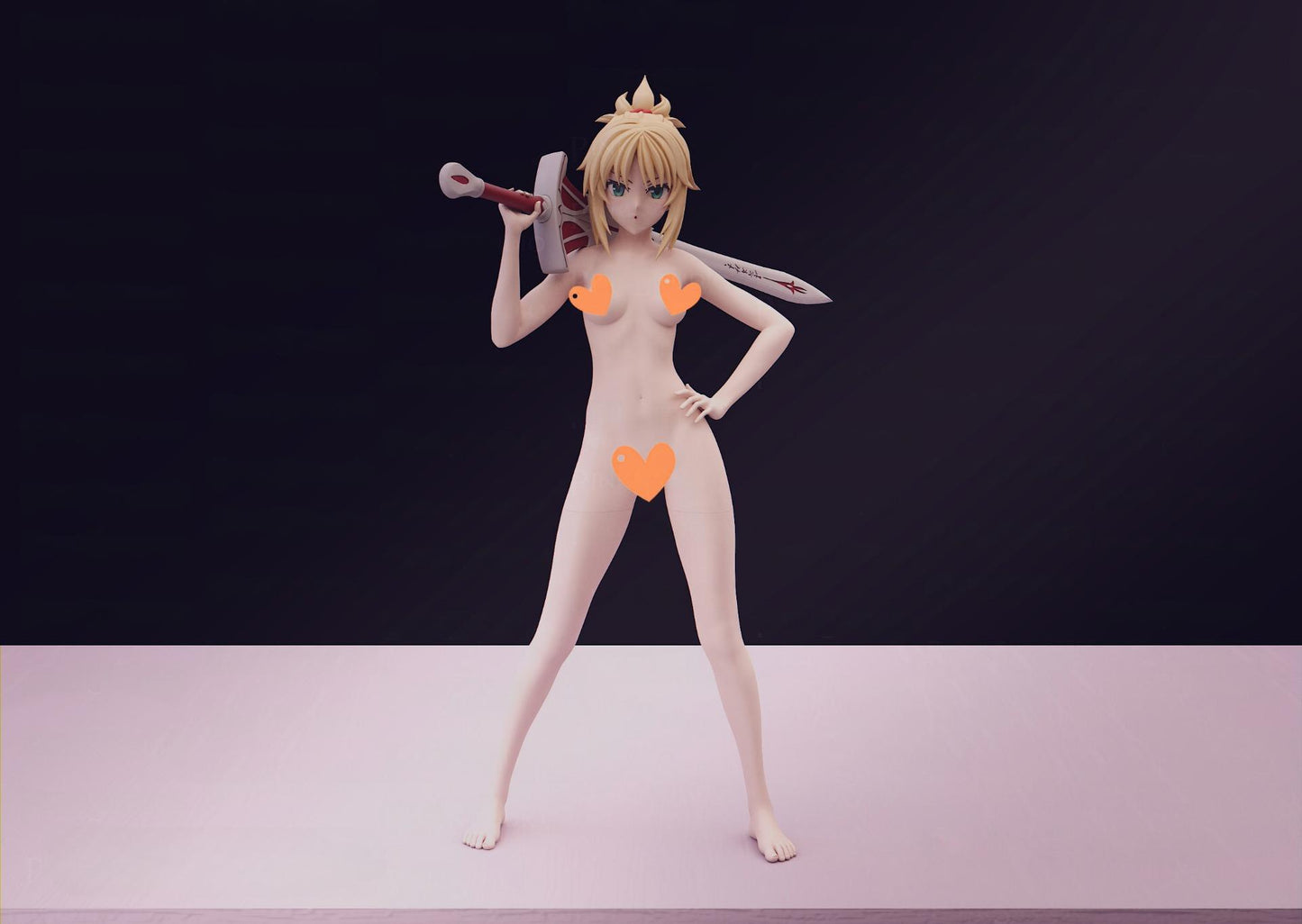 1237 Mordred Pendragon NSFW - Fate/Grand Order - STL 3D Print Files