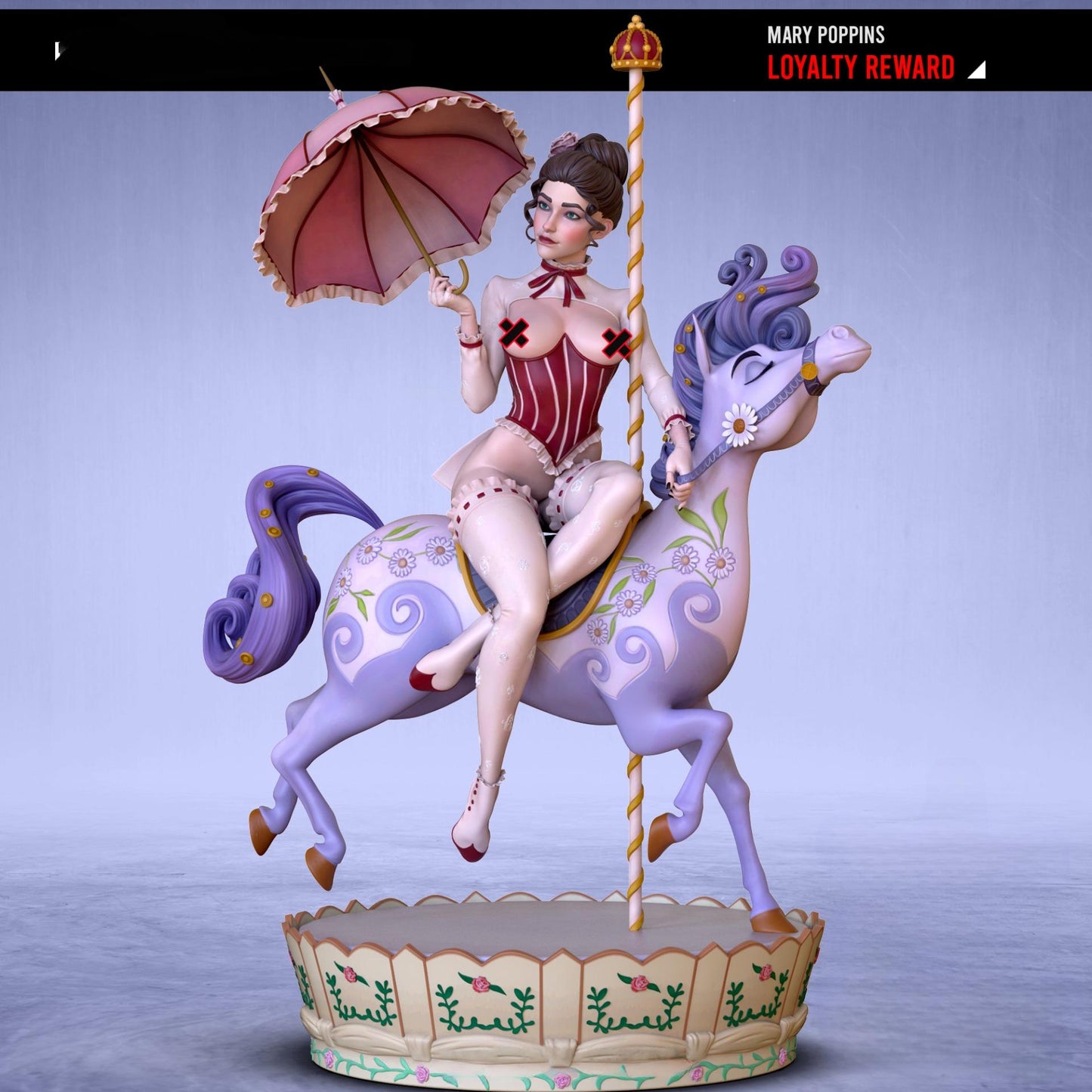 2195 Mary Poppins NSFW - STL 3D Print Files