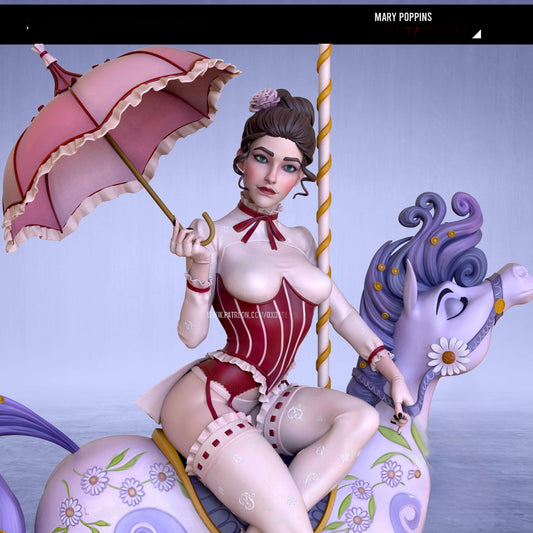 2195 Mary Poppins NSFW - STL 3D Print Files