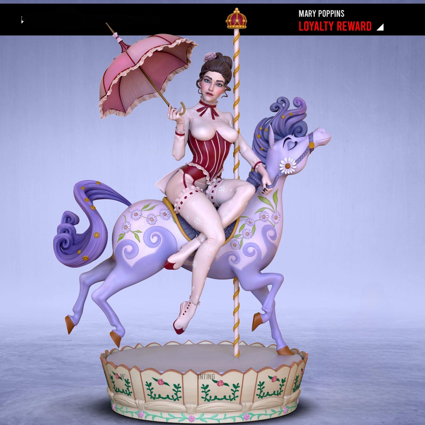 2195 Mary Poppins NSFW - STL 3D Print Files