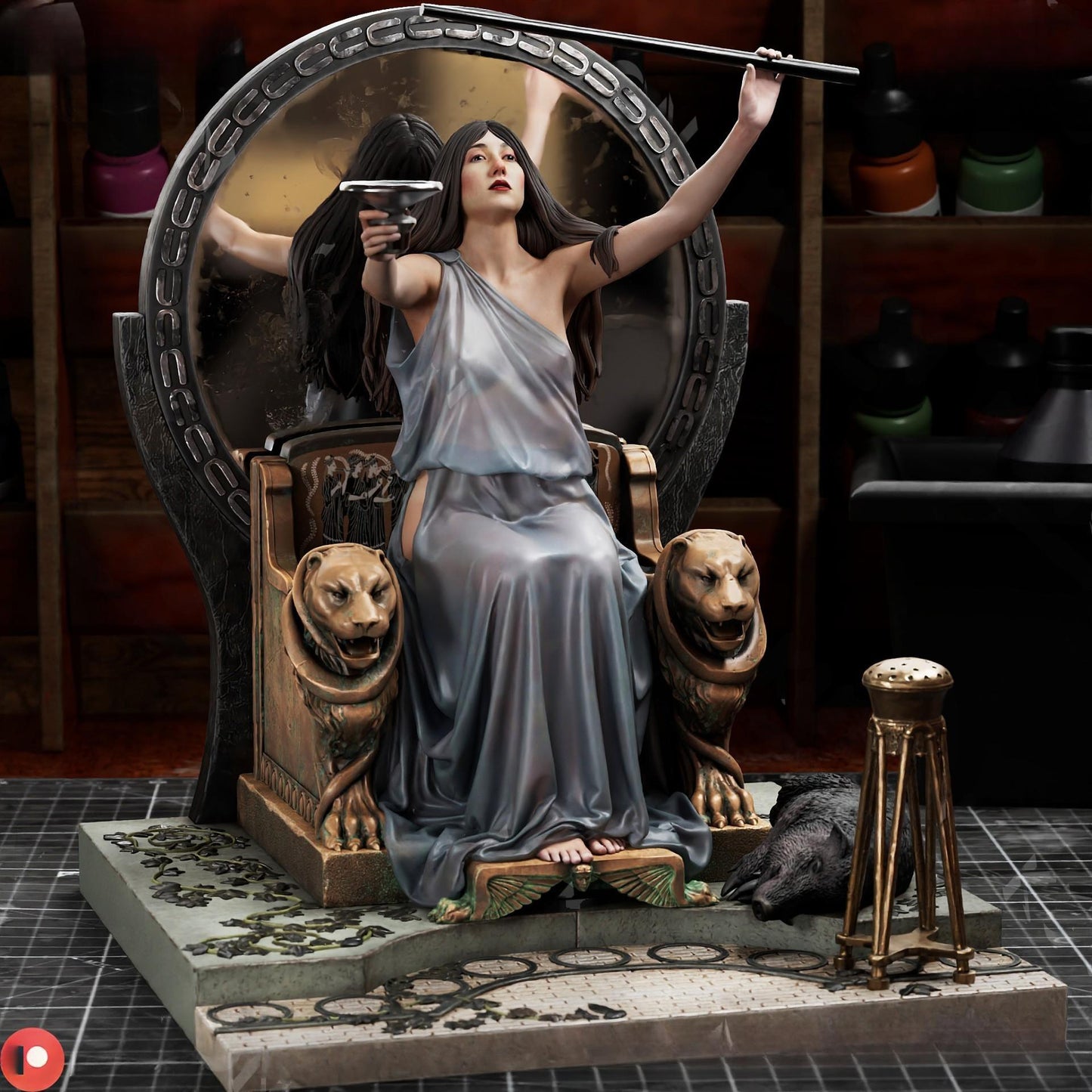 2237 Circe Offering the Cup to Ulysses - STL 3D Print Files