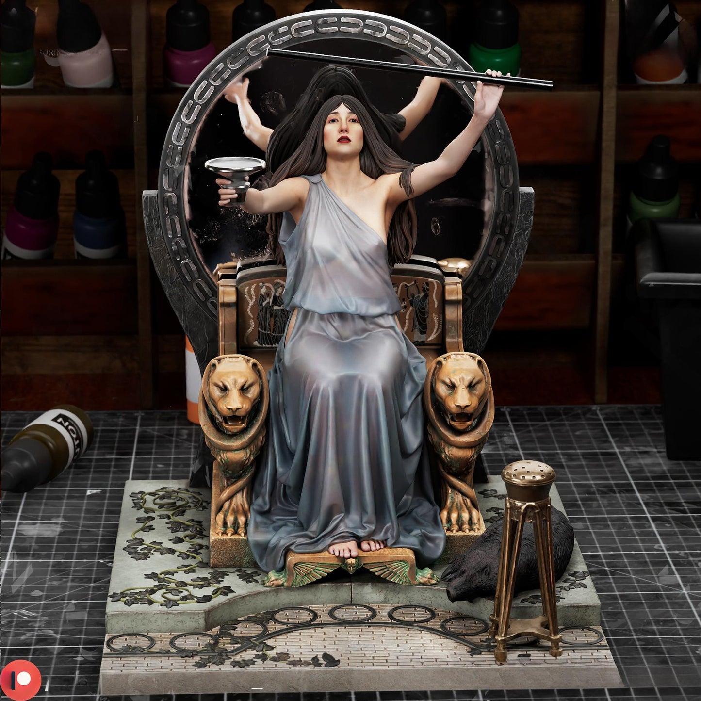 2237 Circe Offering the Cup to Ulysses - STL 3D Print Files