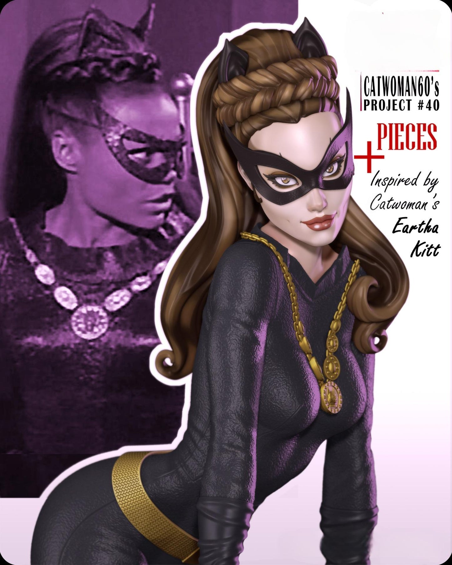 2243 Catwoman Classic - DC COMICS - STL 3D Print Files