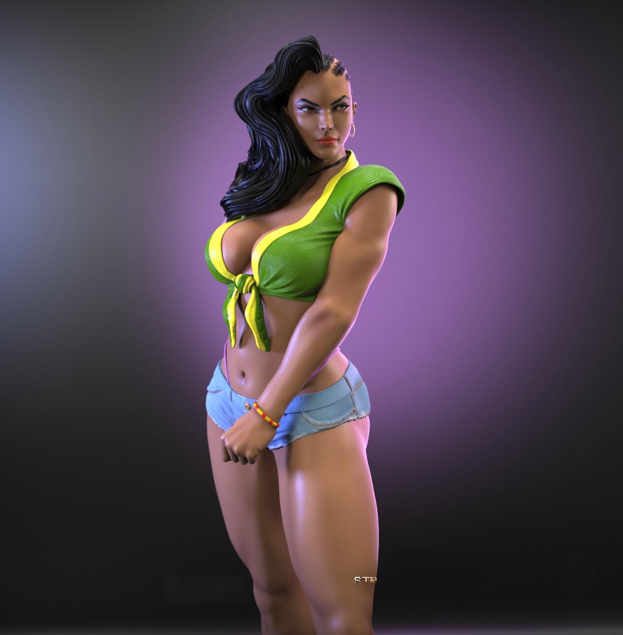 2246 Laura - Street Fighter V - STL 3D Print Files