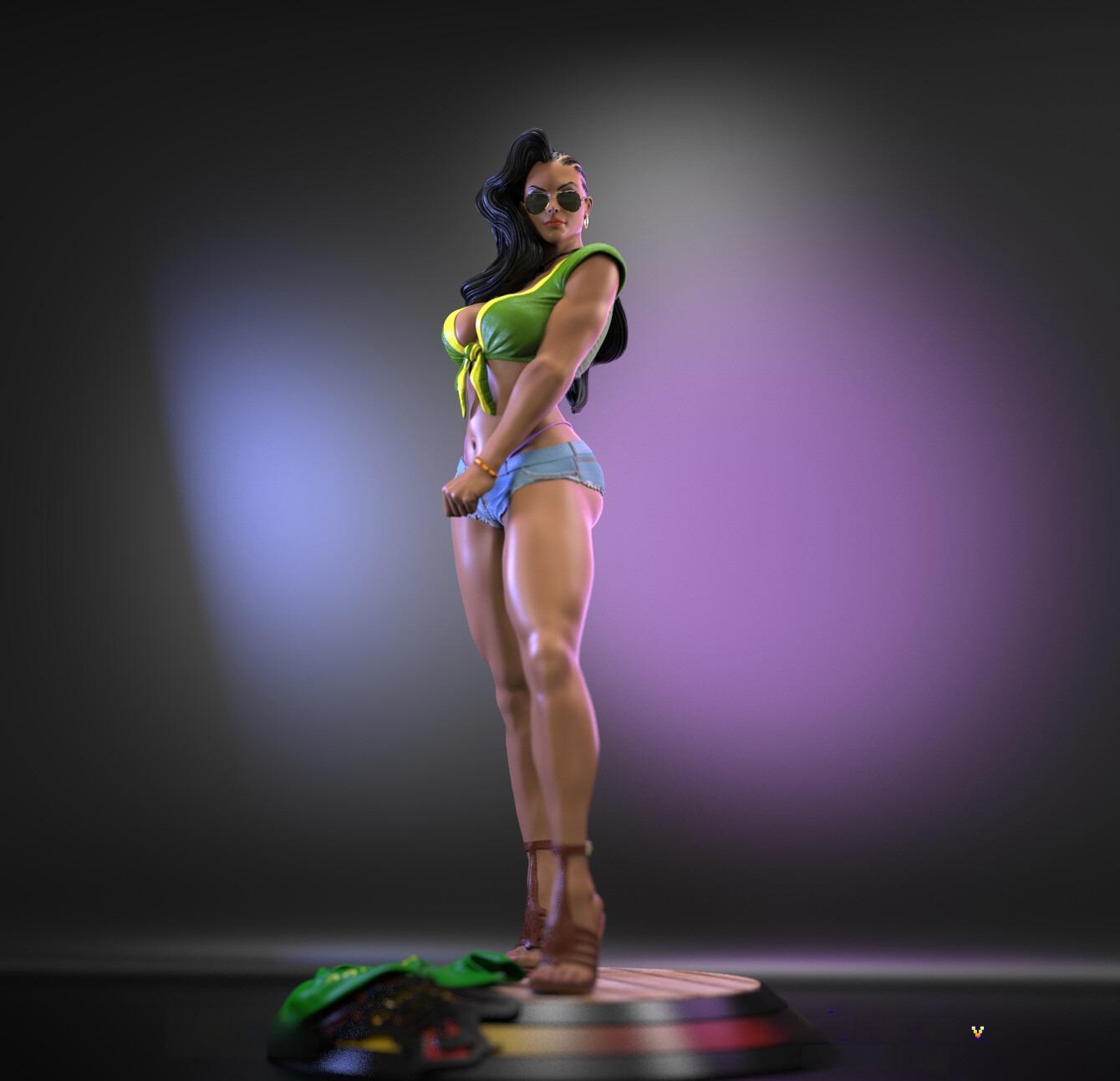 2246 Laura - Street Fighter V - STL 3D Print Files