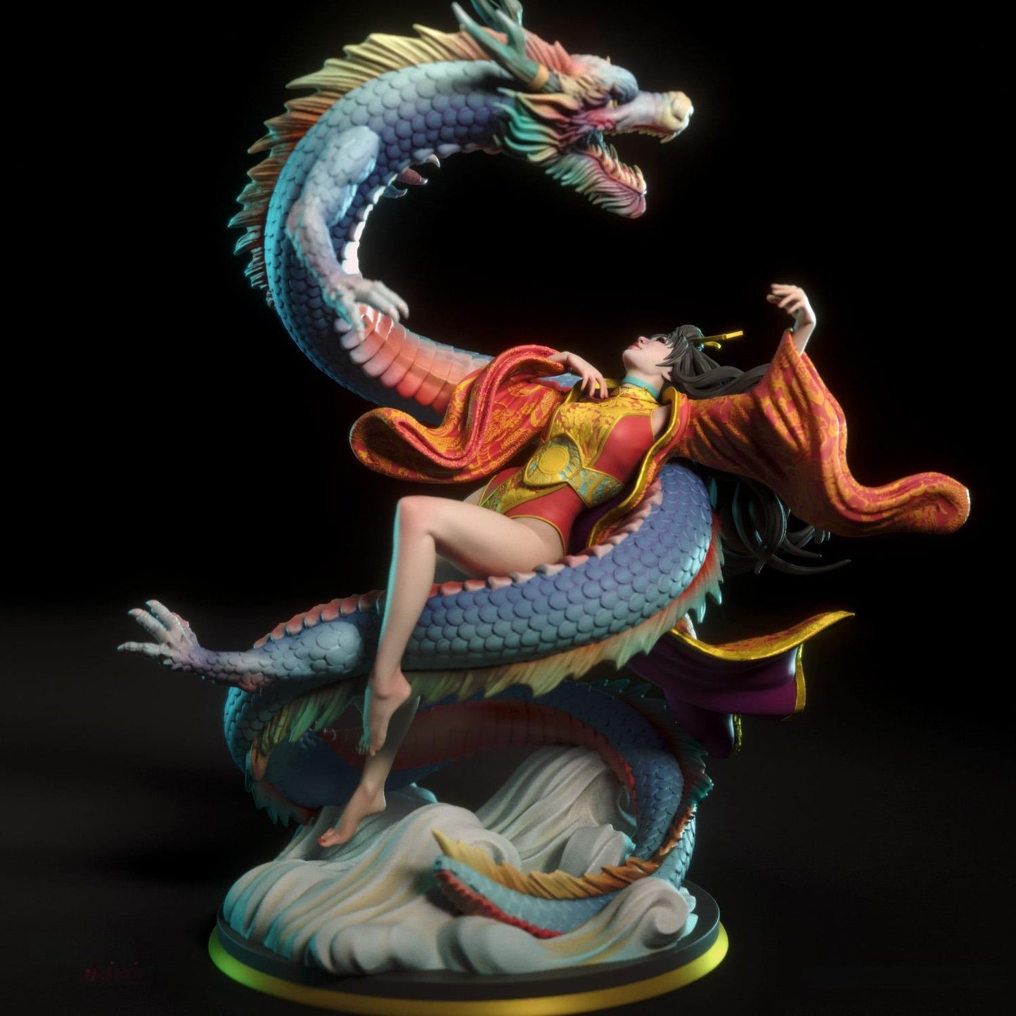 2251 Yahui NSFW and the Dragon - STL 3D Print Files