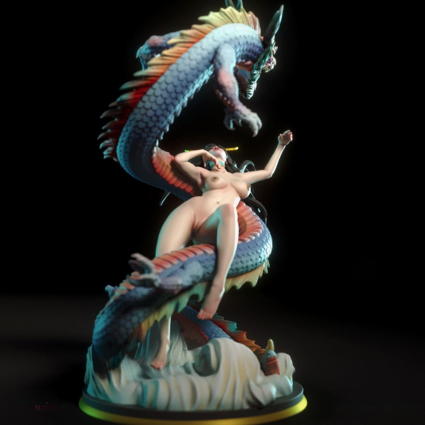 2251 Yahui NSFW and the Dragon - STL 3D Print Files
