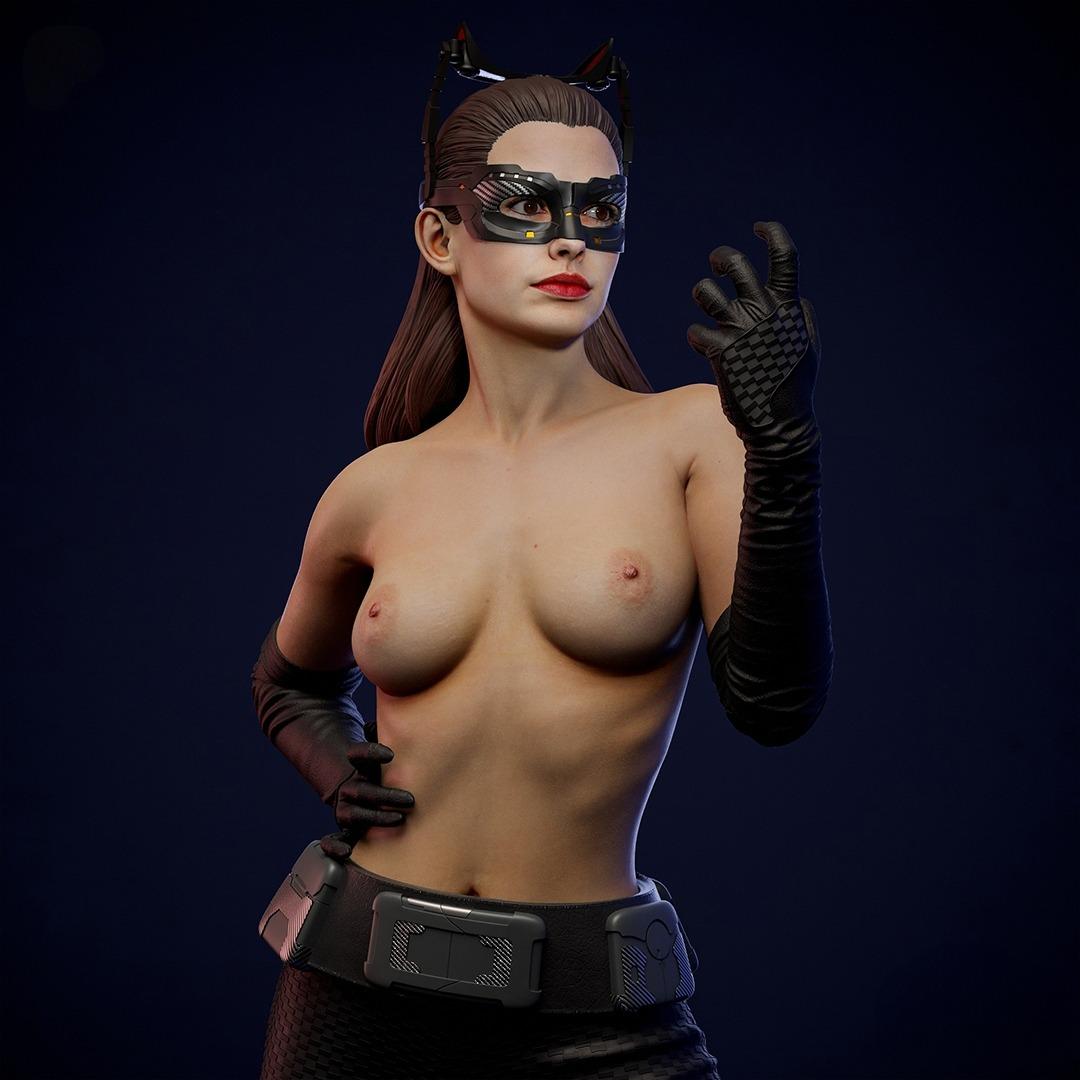 2259 Catwoman NSFW - Anne Hathaway - STL 3D Print Files