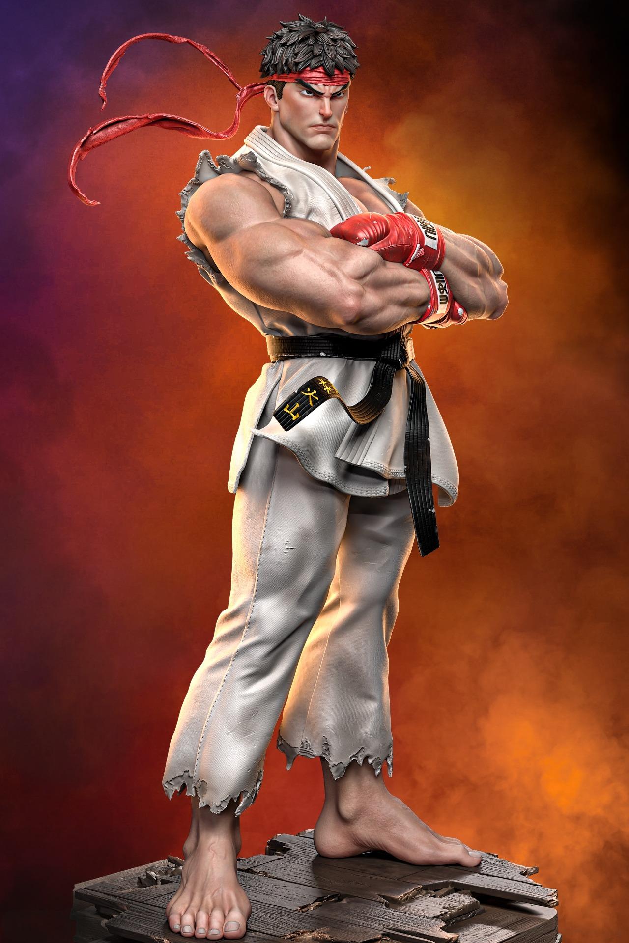 2264 Ryu - Street Fighter - STL 3D Print Files