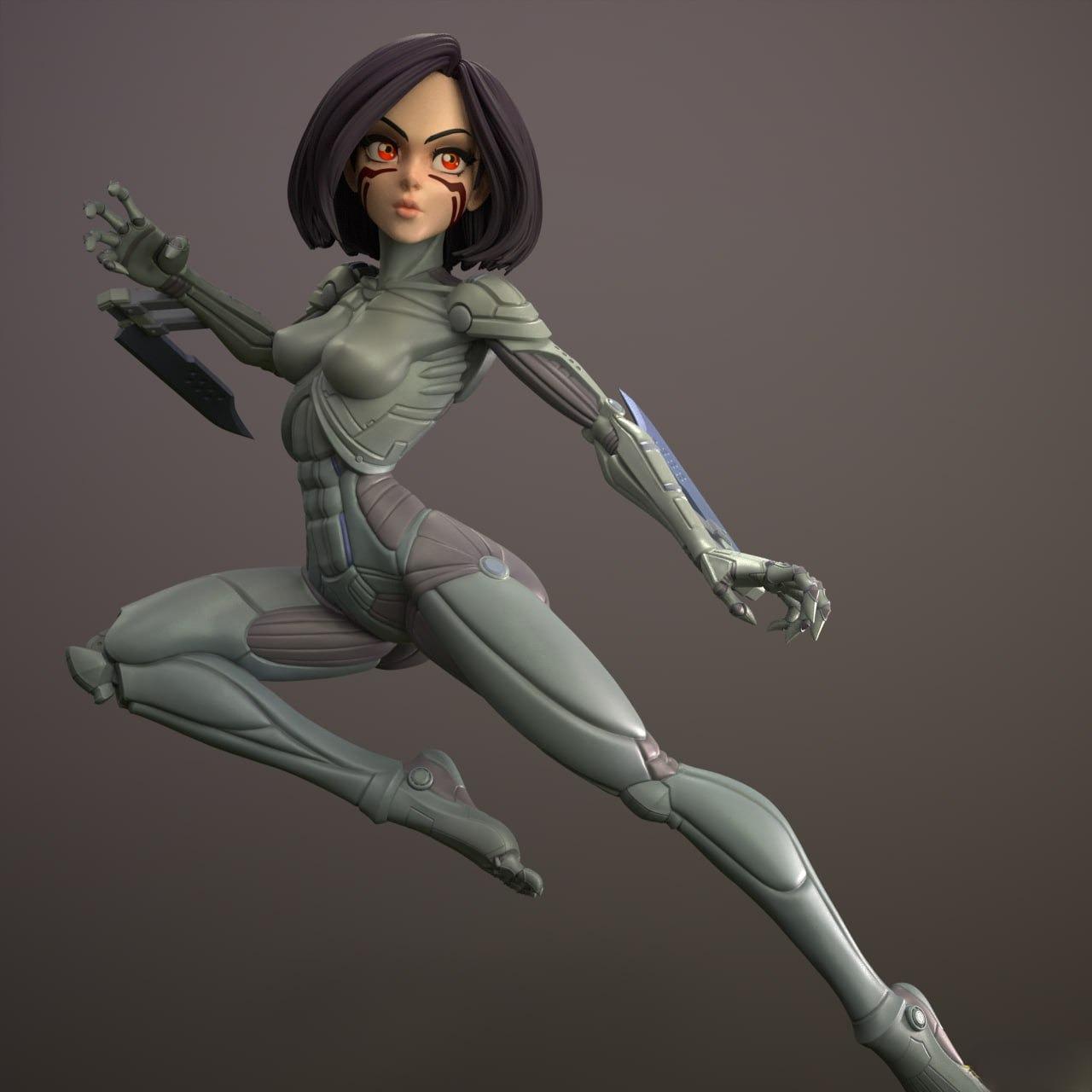 2293 Alita Battle Angel - STL 3D Print Files