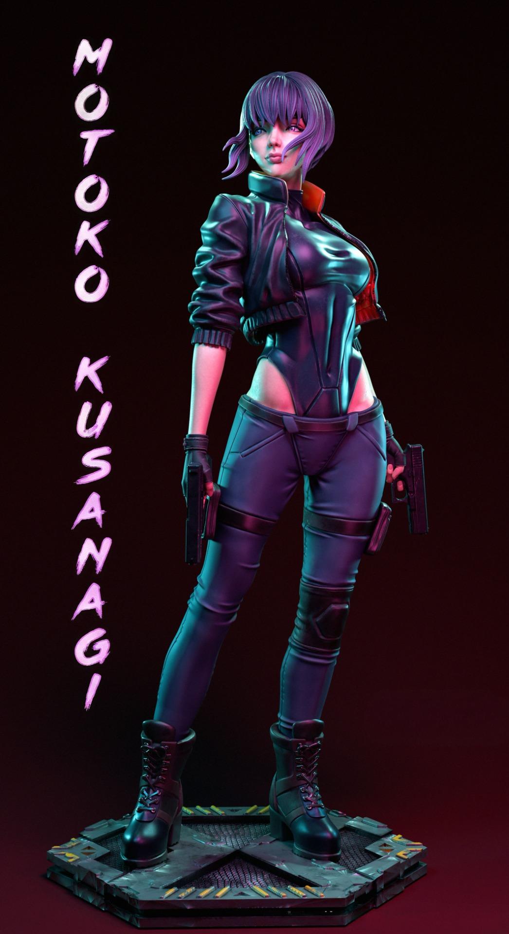 2294 Motoko Kusanagi - Ghost in the Shell  - STL 3D Print Files