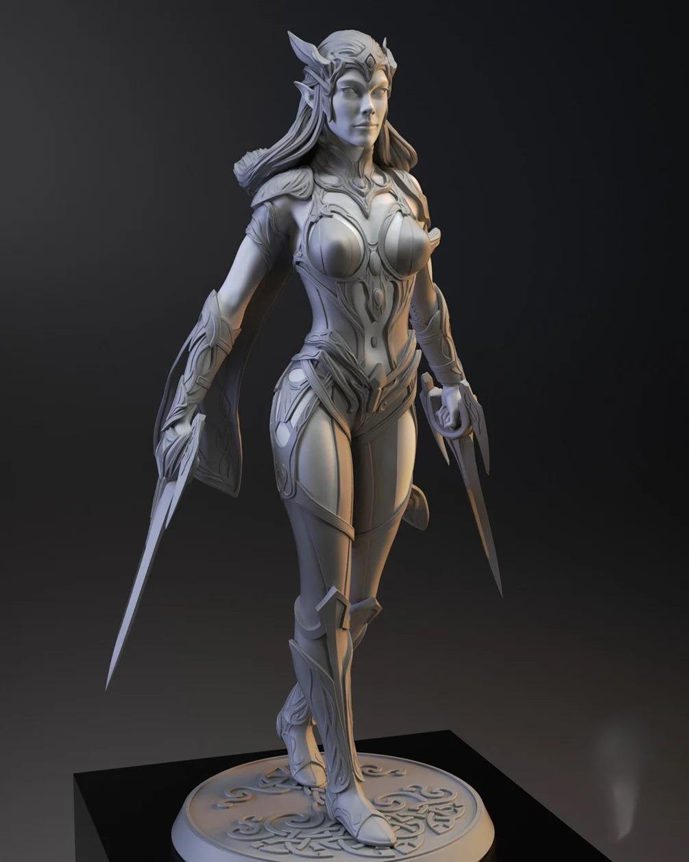 2295 Nibai - Double Dagger Assassin - STL 3D Print Files