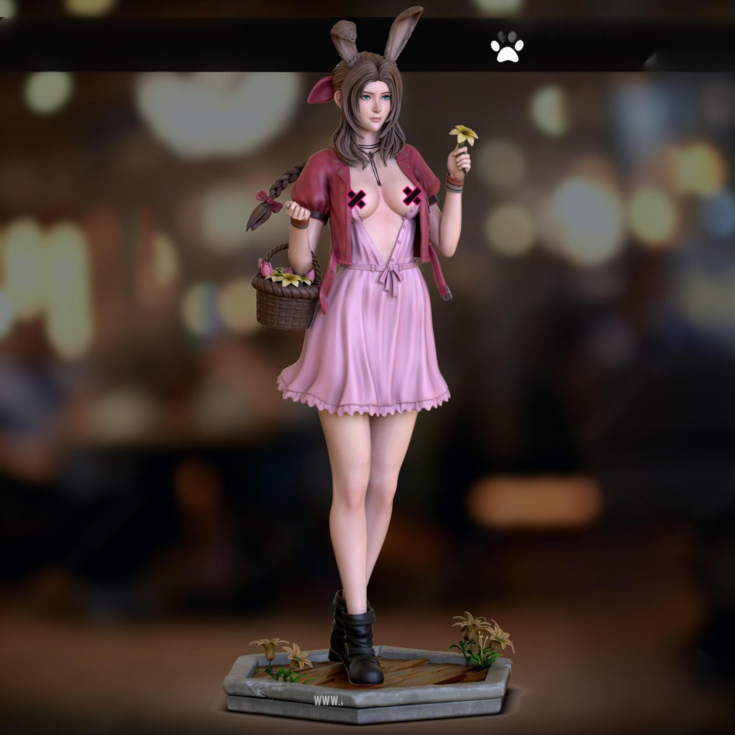 2302 Aerith Gainsborough NSFW - Final Fantasy - STL 3D Print Files