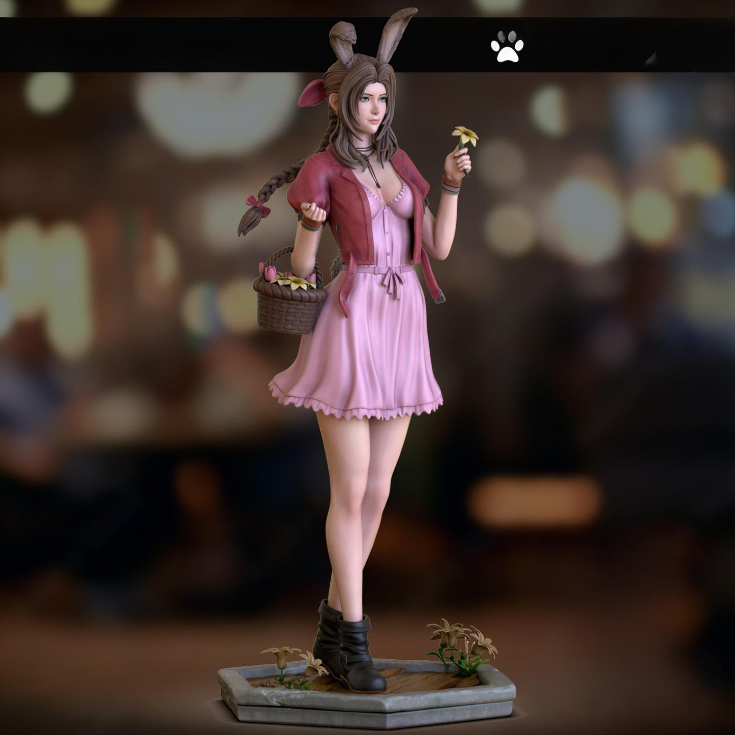 2302 Aerith Gainsborough NSFW - Final Fantasy - STL 3D Print Files