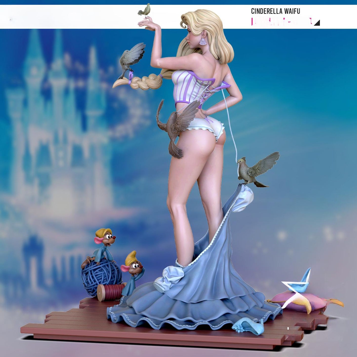 2303 Cinderella NSFW - STL 3D Print Files