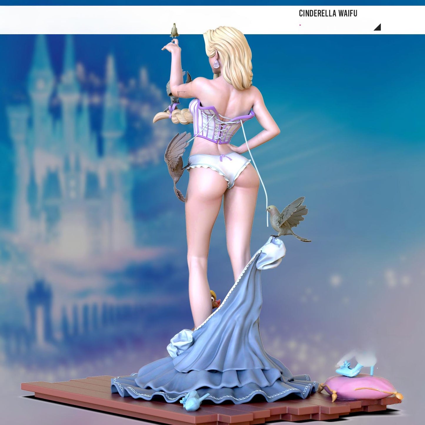 2303 Cinderella NSFW - STL 3D Print Files