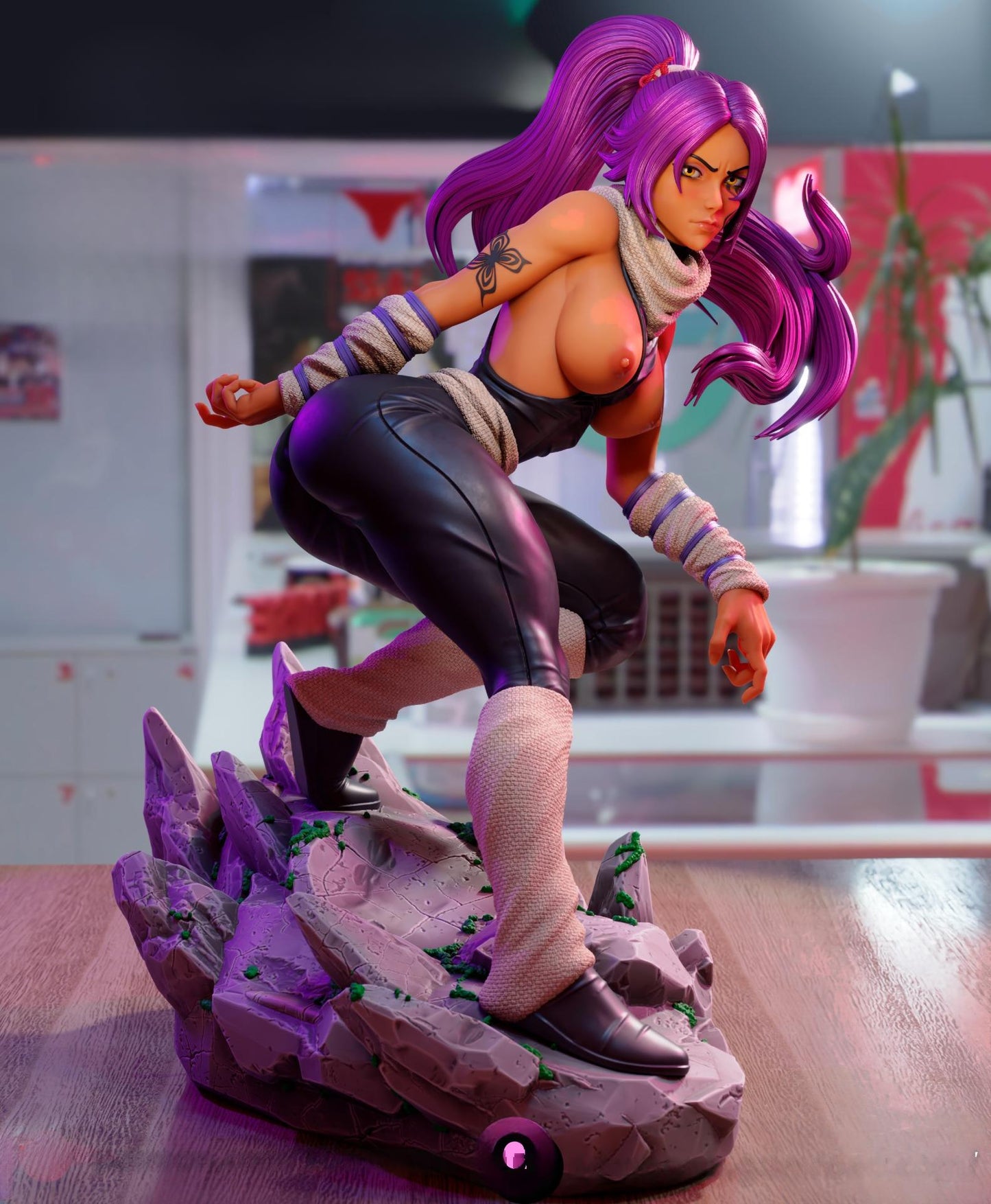 2309 Yoruichi Shihouin NSFW - Bleach - STL 3D Print Files