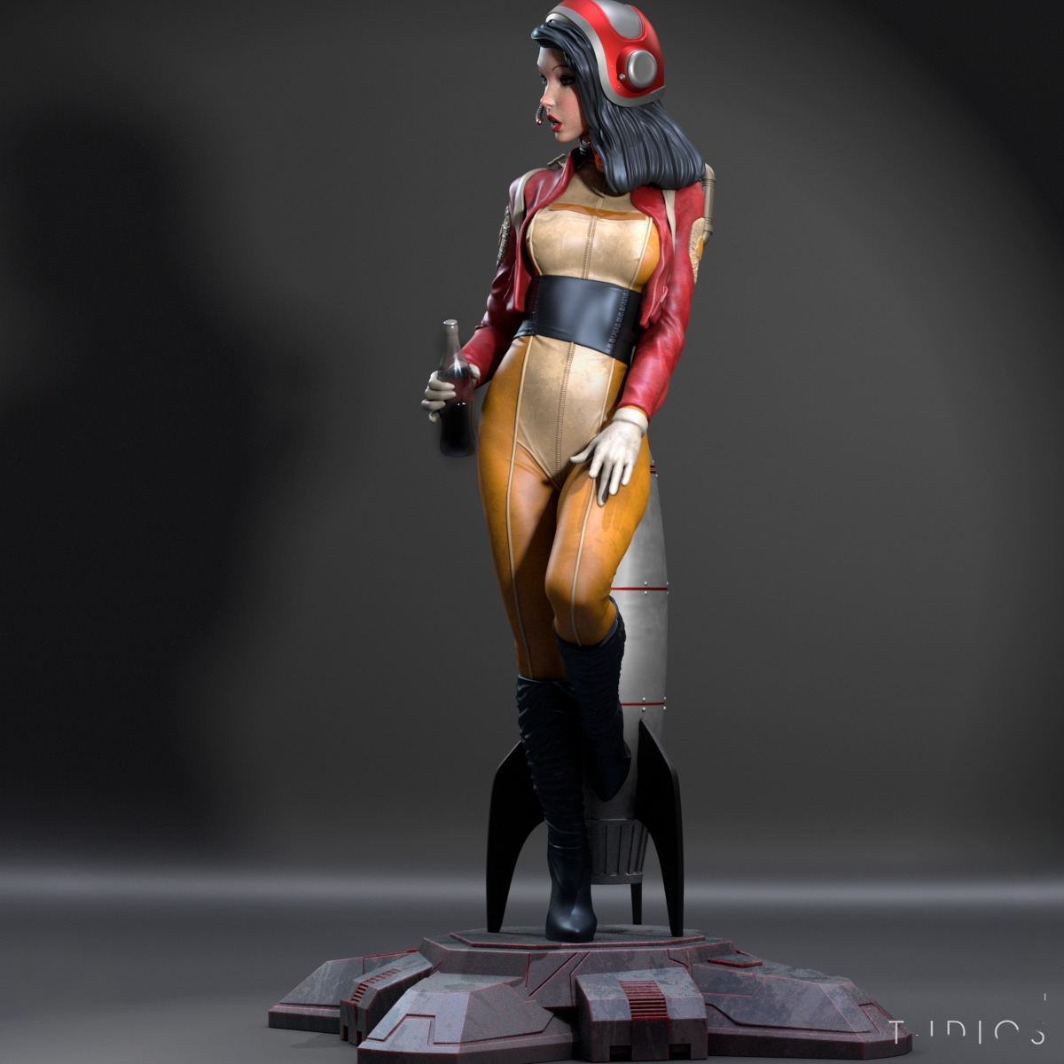 2312 Retro Pinup - STL 3D Print Files