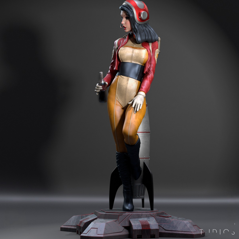 2312 Retro Pinup - STL 3D Print Files – My Stl