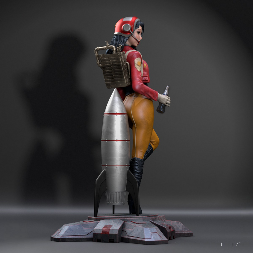 2312 Retro Pinup - STL 3D Print Files – My Stl