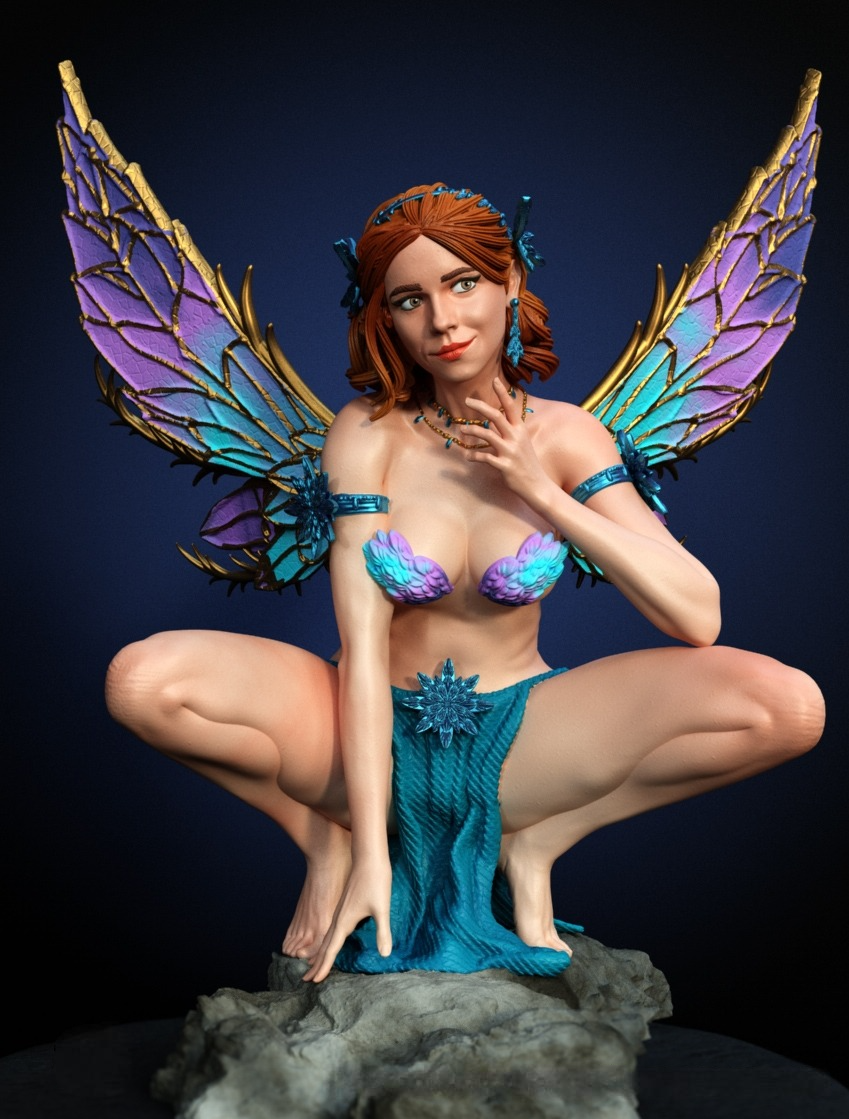 2328 Emma Watson Fairy NSFW - STL 3D Print Files